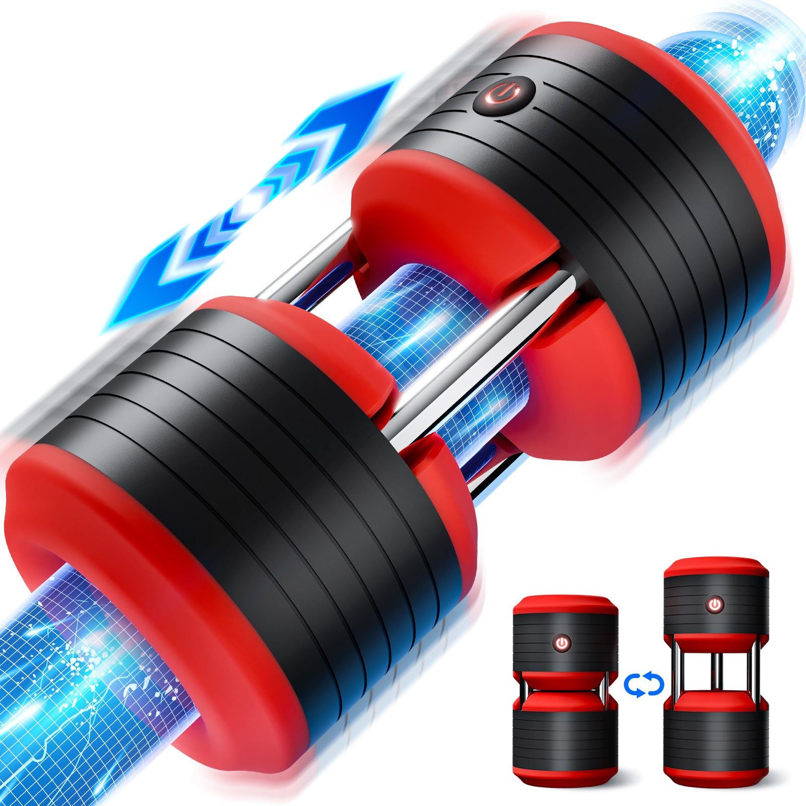 Cafatop Male Masturbator Sex Toys for Men - Male Sex Toy with 10 Vibrating Modes Blowjob Sex Machine Stroker for Penis Training Stimulation Increase Endurance, Double Side Adult Toy for Men Pleasure