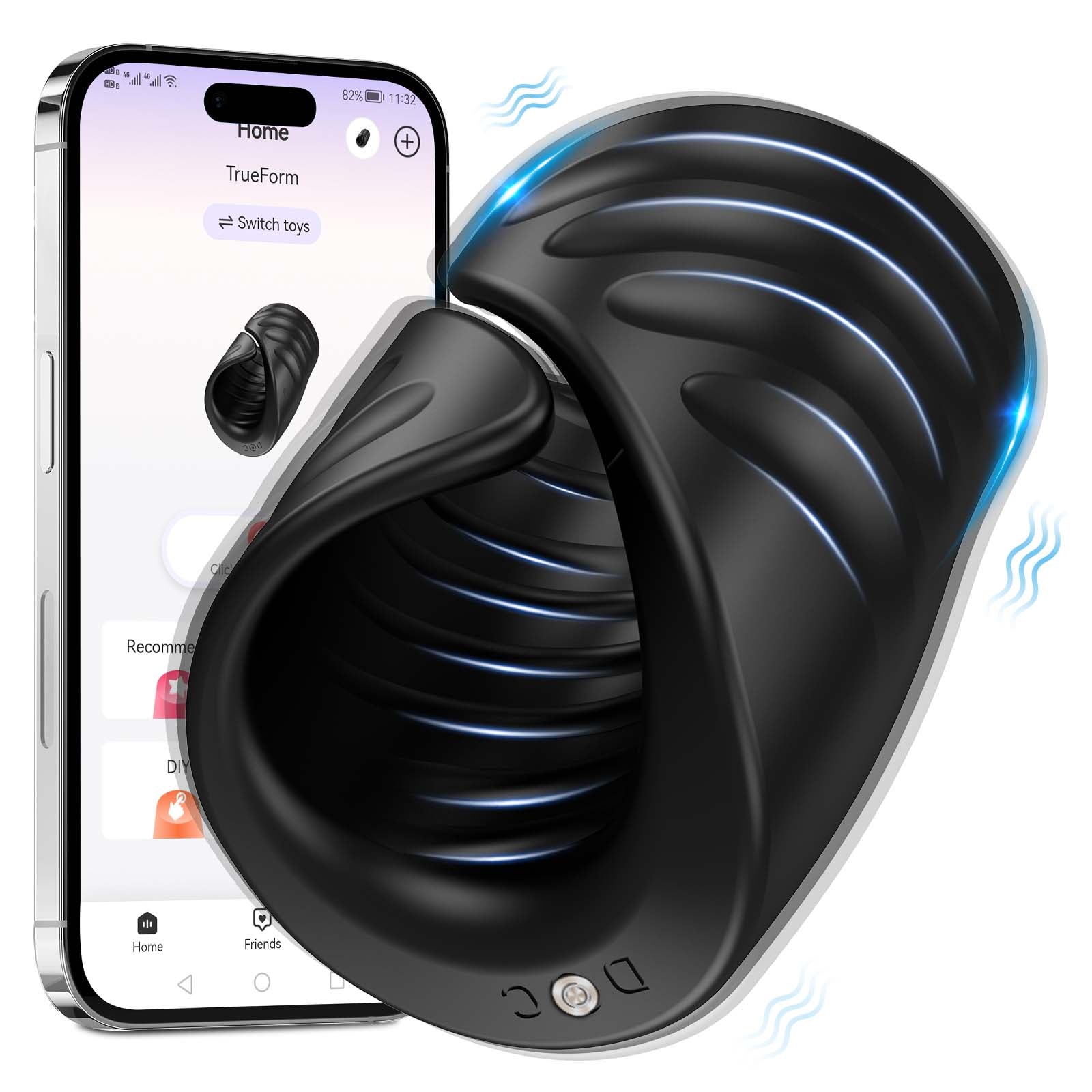 Male Sex Toys for Men - Male Masturbator Penis Training Vibrator with APP Control, Vibrating Sex Toy Strokers Glans Trainer Stimulator, Mens Sex Machine Masturbators Adult Sex Toys & Games Visit the baiwatt Store