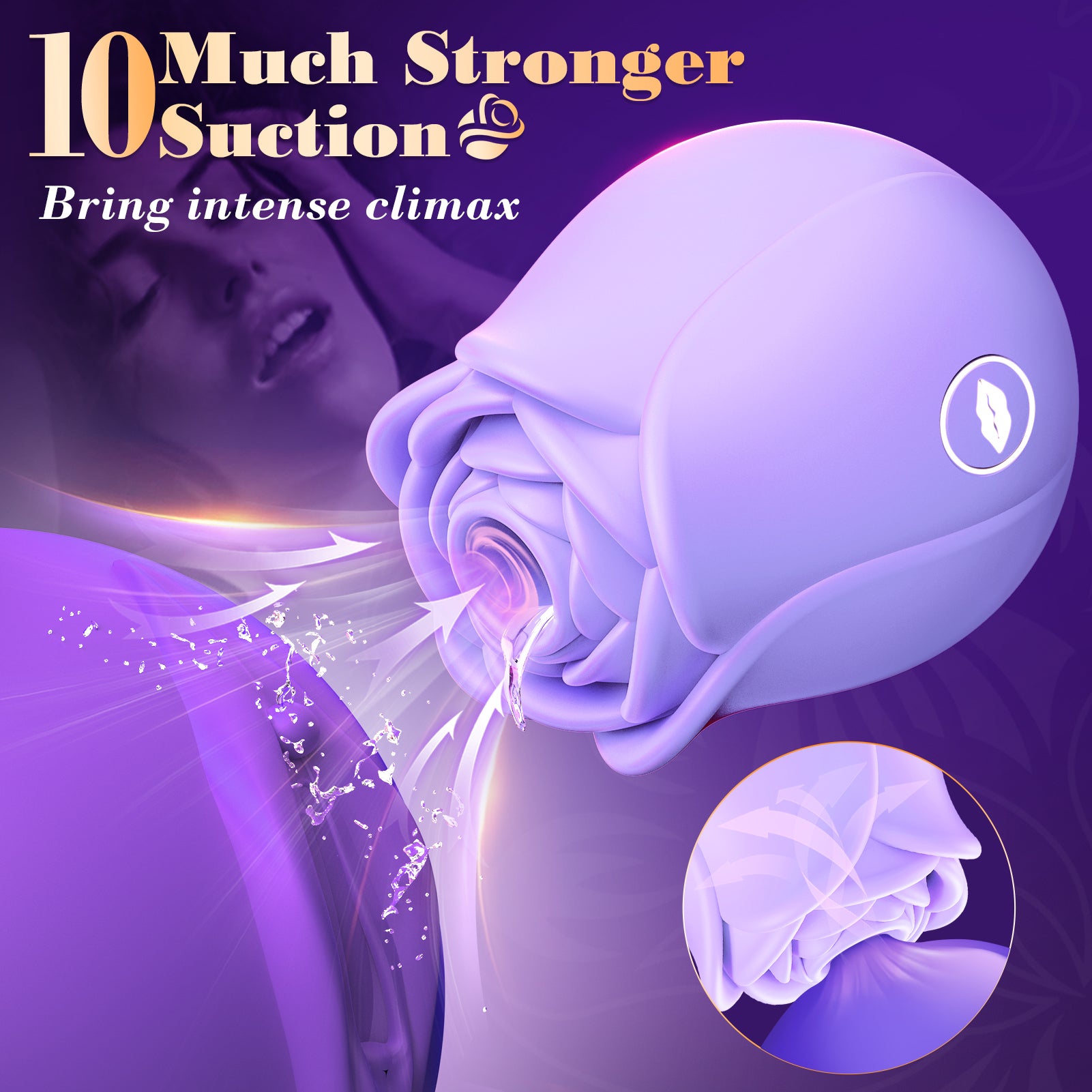 Rose Toy Women Sex Toys - BIG SHOCKED Adult Toys for Women Rose Sex Toy Clit Sucker Sucking Vibrator with 10 Suction Modes Vibrater Dildo Anal Couples Female Adult Toy Dildos Vibrators Jewelry