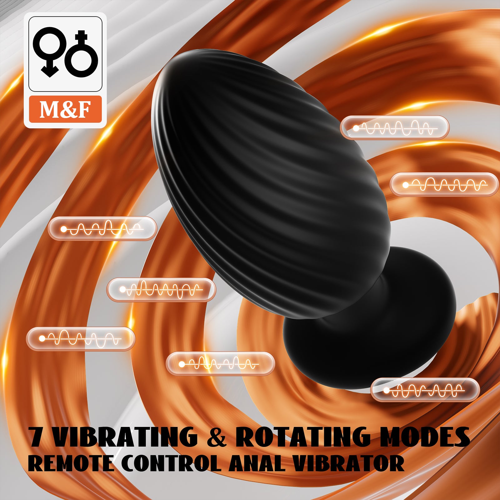 360° Rotation Adult Sex Toys for Men Prostate Massager - Swirl Surround Stimulate Prostate Point APP Remote Control, Adult Toys Anal Plug Vibrating Butt Plug with 9 Vibrating, Anal Toys Vibrator Mens