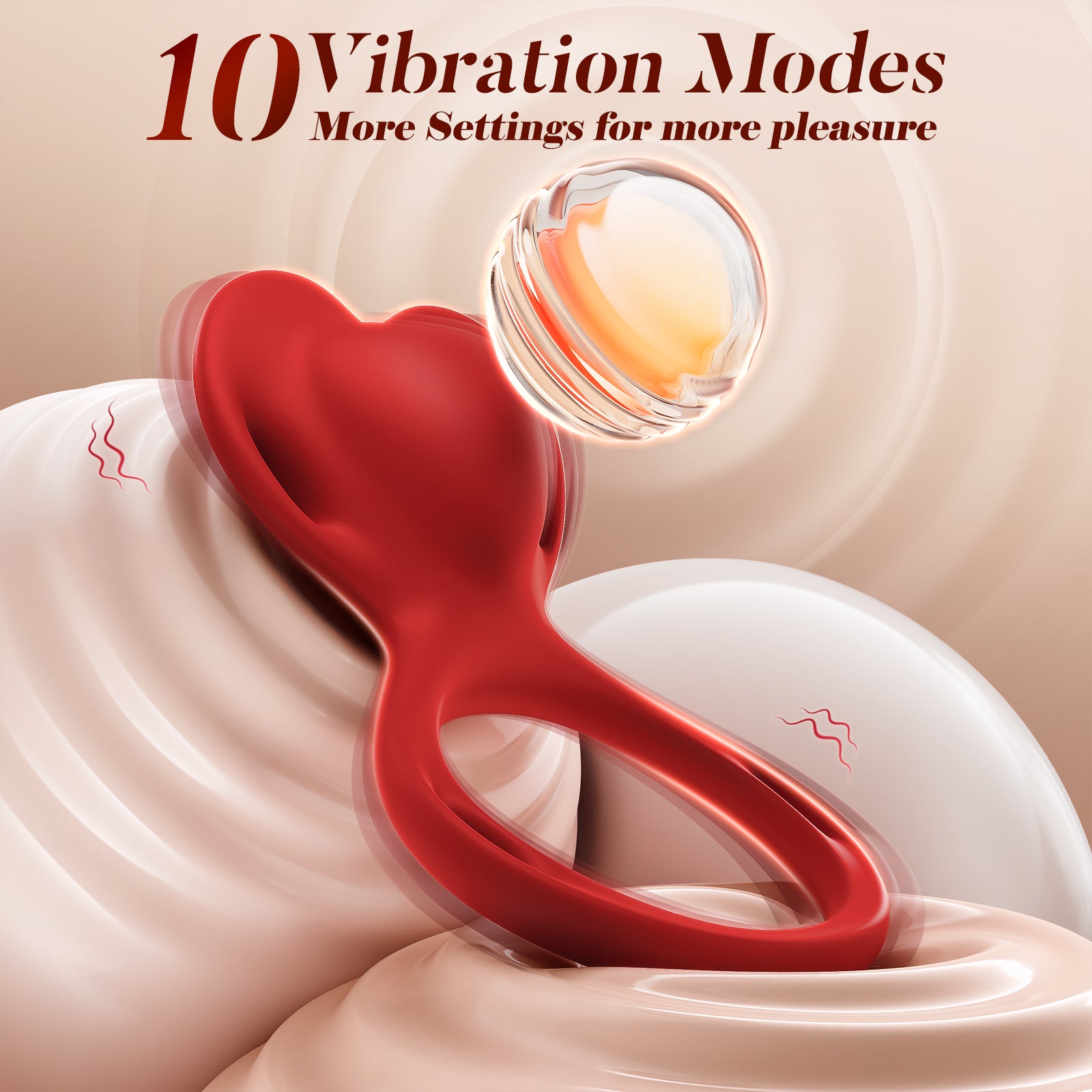 Couples Vibrator Sex Toys - BIG SHOCKED 2in 1 Couples Sex Toys Wearable Panty Remote Control Vibrator Vibrating Panties for Women Men Female Adult Toy with 10 Vibrations Penis Clitoral Stimulator BDSM