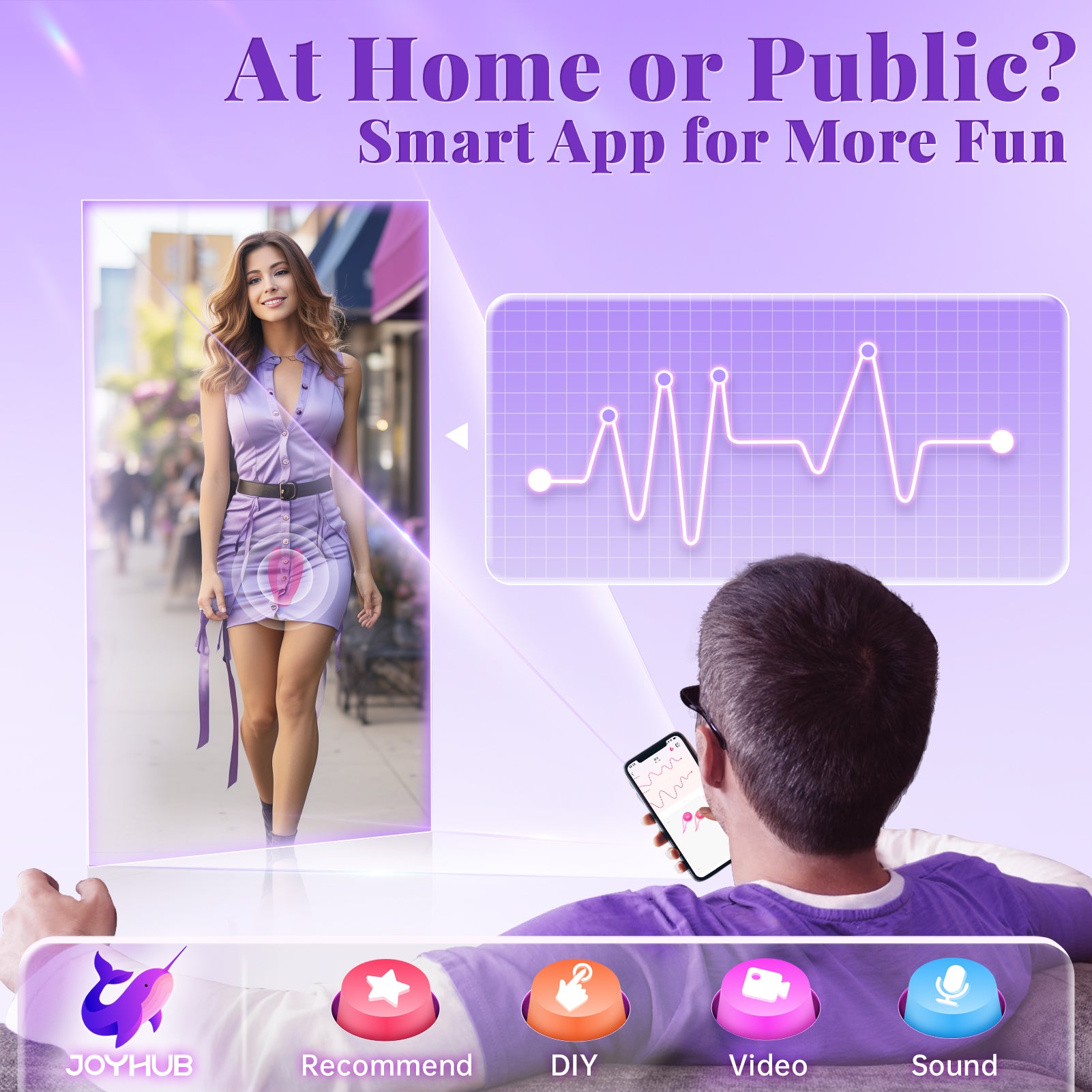 Wearable Remote Control Vibrator - BIG SHOCKED Adult Sex Toys for Women Couples Female Sex Toy G Spot Vibrater Clitoral Penis Vibrators with 10 Powerful Vibrating Dildo Sexual Pleasure Tools for Women