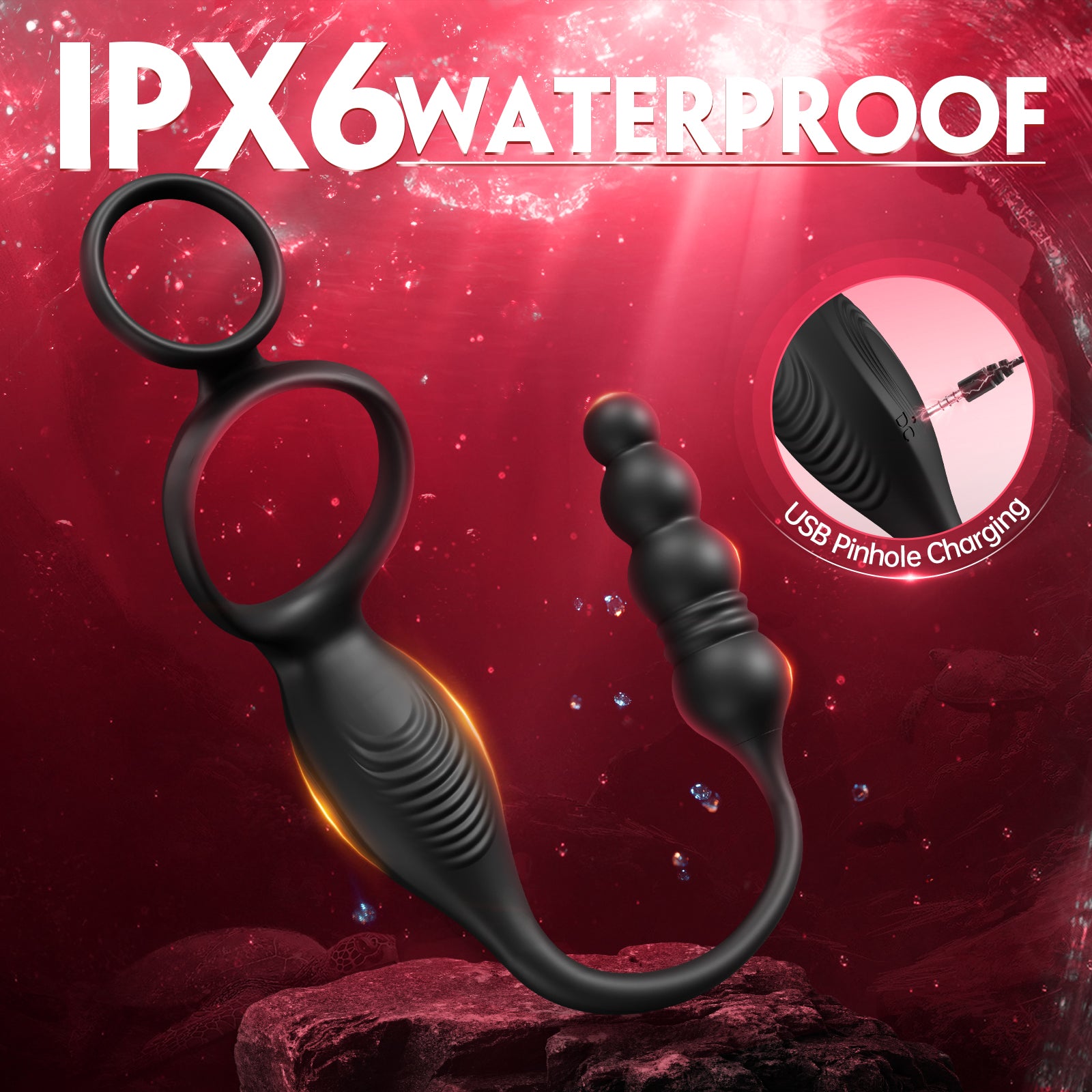 Male Sex Toys for Men - Thrusting Prostate Massager Adult Toys Anal Toys Vibrating Butt Plug with App Remote Control 10 Vibrating Modes, Prostate Vibrator Anal Plug Men Sex Toy for Couple