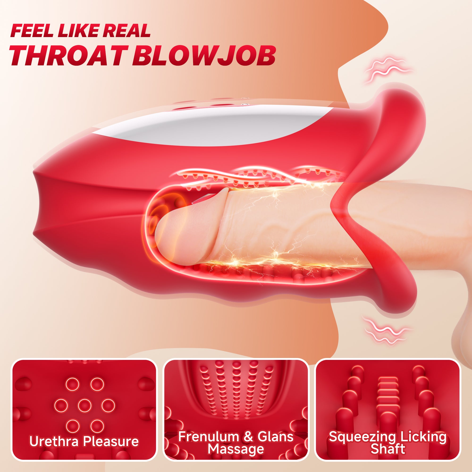 Male Maturbator Sex Toys For Men – baiwatt Waving Motion Male Sex Toy with Hollow Out Design, 10 Waving & Vibrating In 3 Motors for 360° Blowjob Stroker Vibrator, App Control Adult Sex Toy for Gay Men