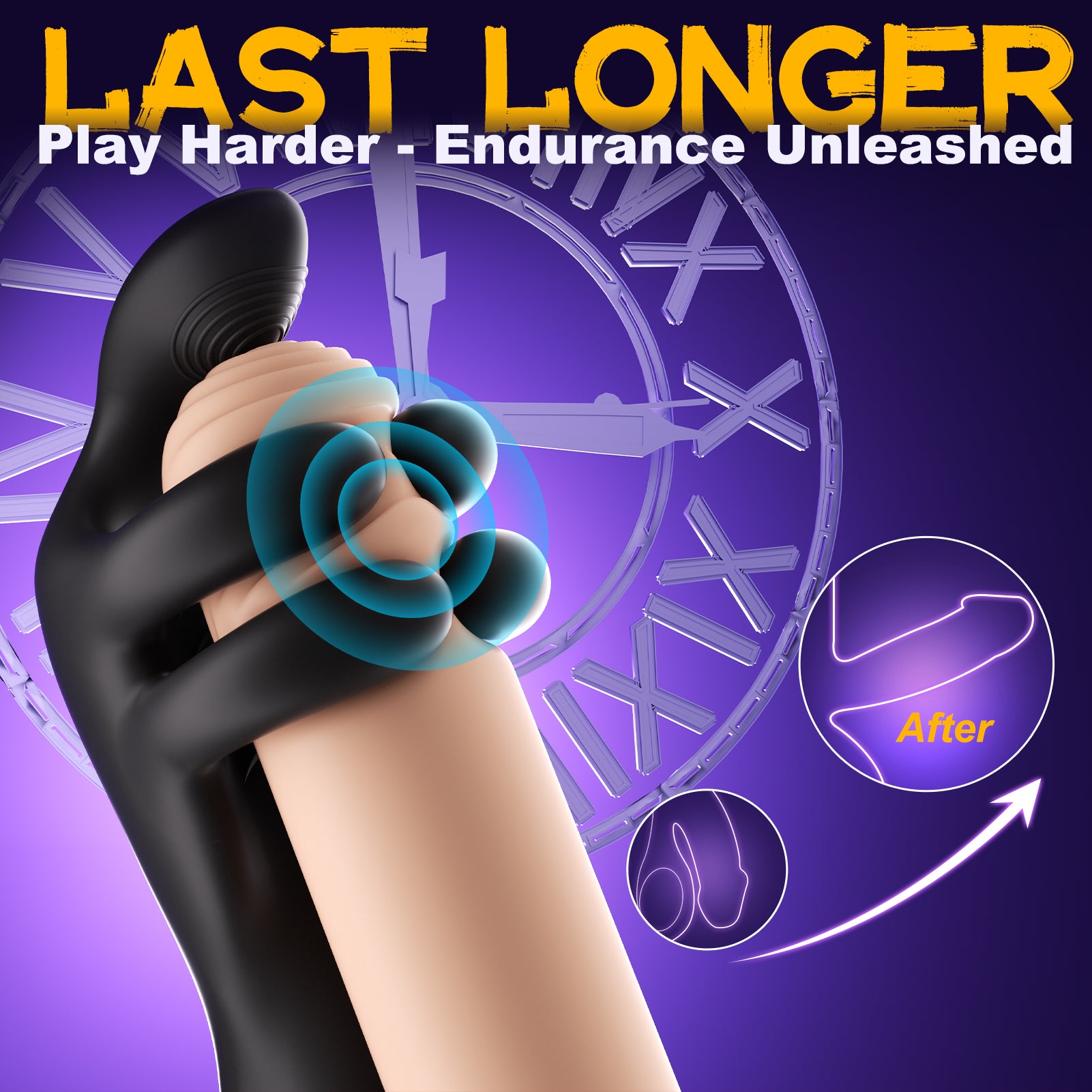 Male Sex Toys for Men Masturbators - baiwatt Tentacle Penis Vibrator Stroker with 10 Clamping & 10 Vibrating Modes for 360° Blowjob Training Wrap, Male Masturbator Mens Adult Sex Toys for Men Couples