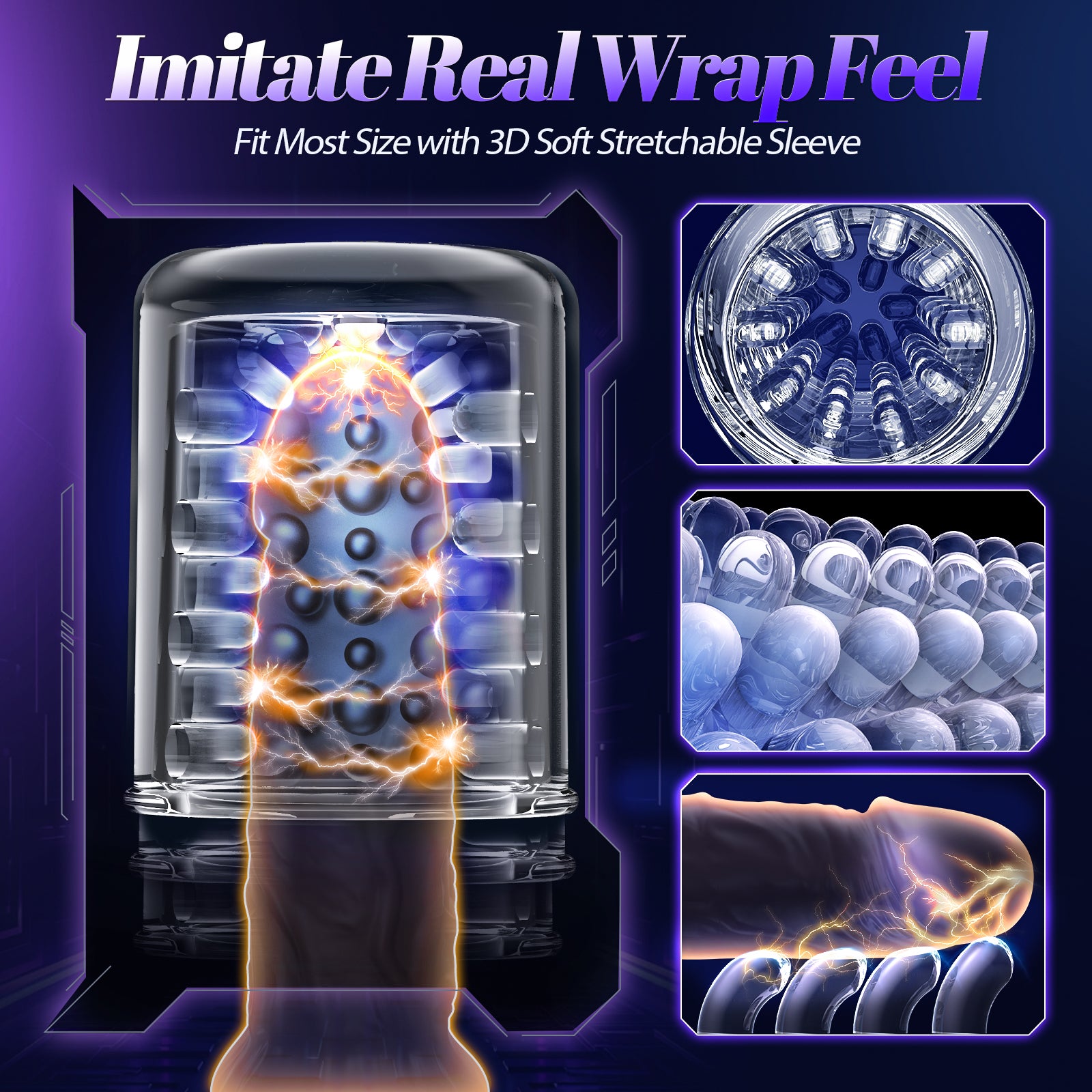 Male Masturbator Penis Pump Male Sex Toys for Men Sex Toy Adult Toys Pocket Pussies with 7 Thrusting 7 Rotating 5 Sucking Modes, Masturbation Stroker Pumps & Enlargers LCD with Handle APP Control