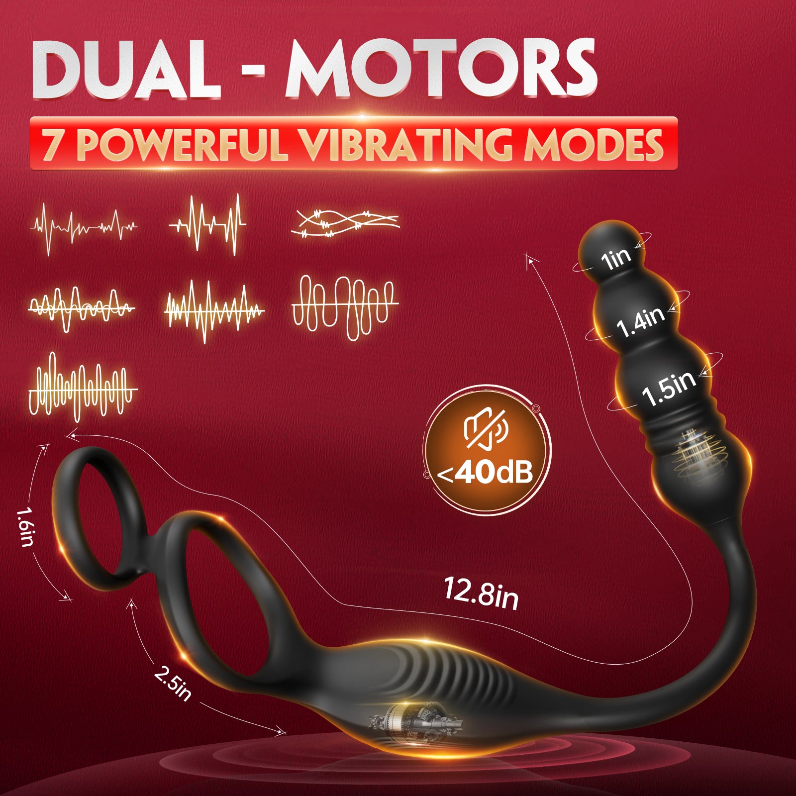 Male Sex Toys for Men - Thrusting Prostate Massager Adult Toys Anal Toys Vibrating Butt Plug with App Remote Control 10 Vibrating Modes, Prostate Vibrator Anal Plug Men Sex Toy for Couple