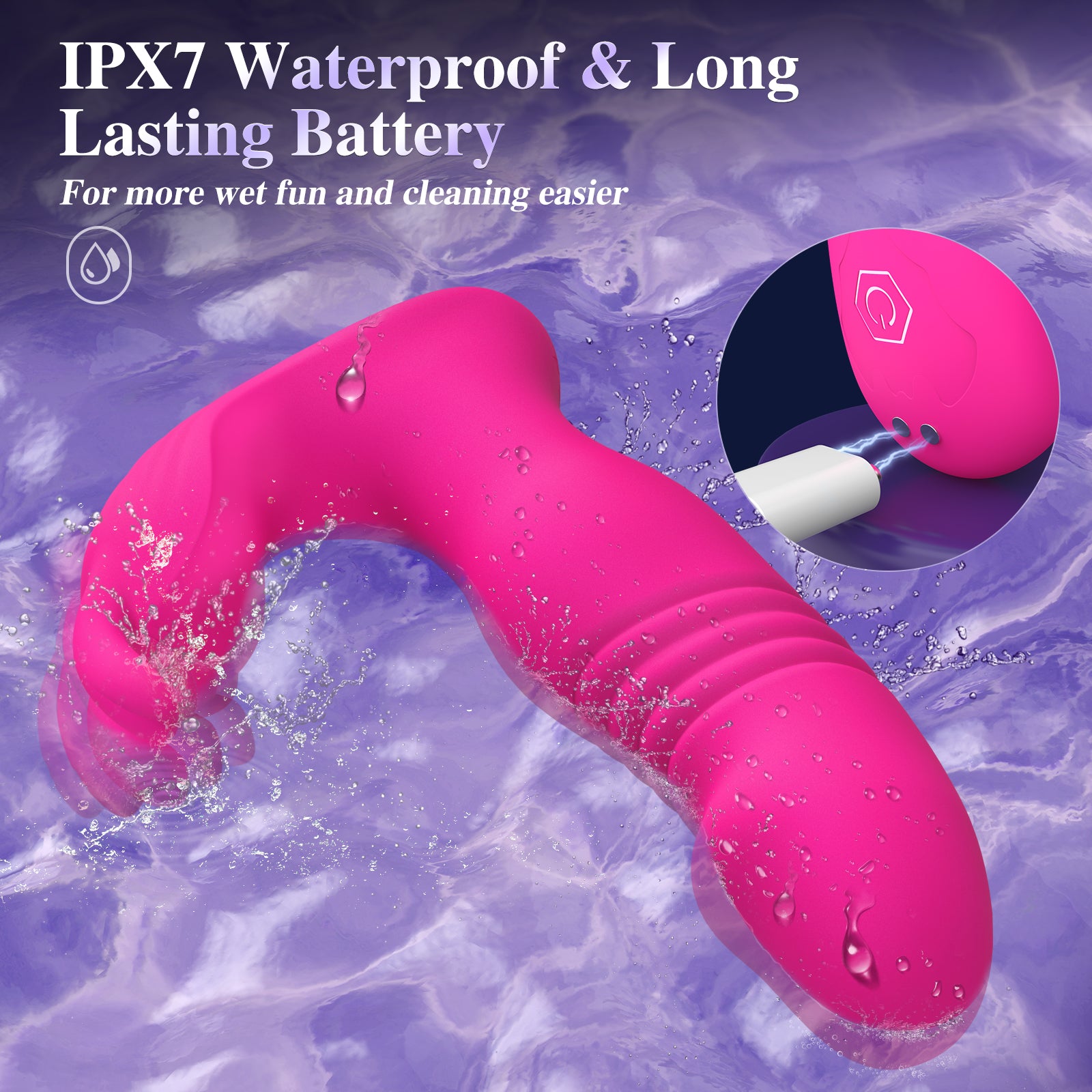 Wearable Vibrator for Women Sex Toys - 3IN1 App Remote Control Vibrator Wearable, Adult Toys with 9 Bunny Vibrators & 9 Thrusting Dildos Vibrater Sex Toy