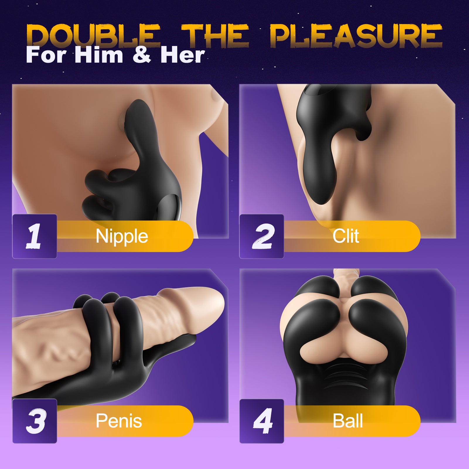 Male Sex Toys for Men Masturbators - baiwatt Tentacle Penis Vibrator Stroker with 10 Clamping & 10 Vibrating Modes for 360° Blowjob Training Wrap, Male Masturbator Mens Adult Sex Toys for Men Couples
