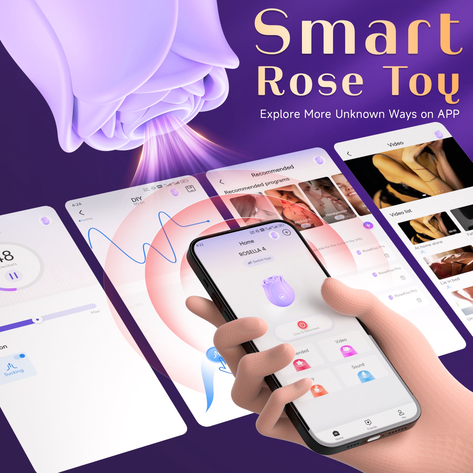 Rose Toy Women Sex Toys - BIG SHOCKED Adult Toys for Women Rose Sex Toy Clit Sucker Sucking Vibrator with 10 Suction Modes Vibrater Dildo Anal Couples Female Adult Toy Dildos Vibrators Jewelry