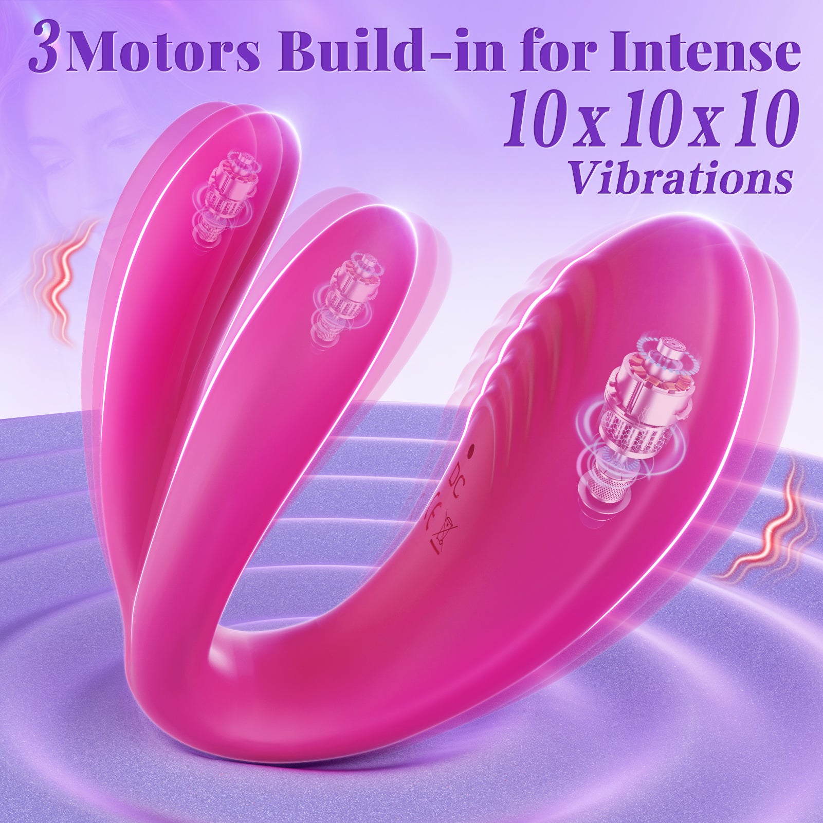 Wearable Remote Control Vibrator - BIG SHOCKED Adult Sex Toys for Women Couples Female Sex Toy G Spot Vibrater Clitoral Penis Vibrators with 10 Powerful Vibrating Dildo Sexual Pleasure Tools for Women