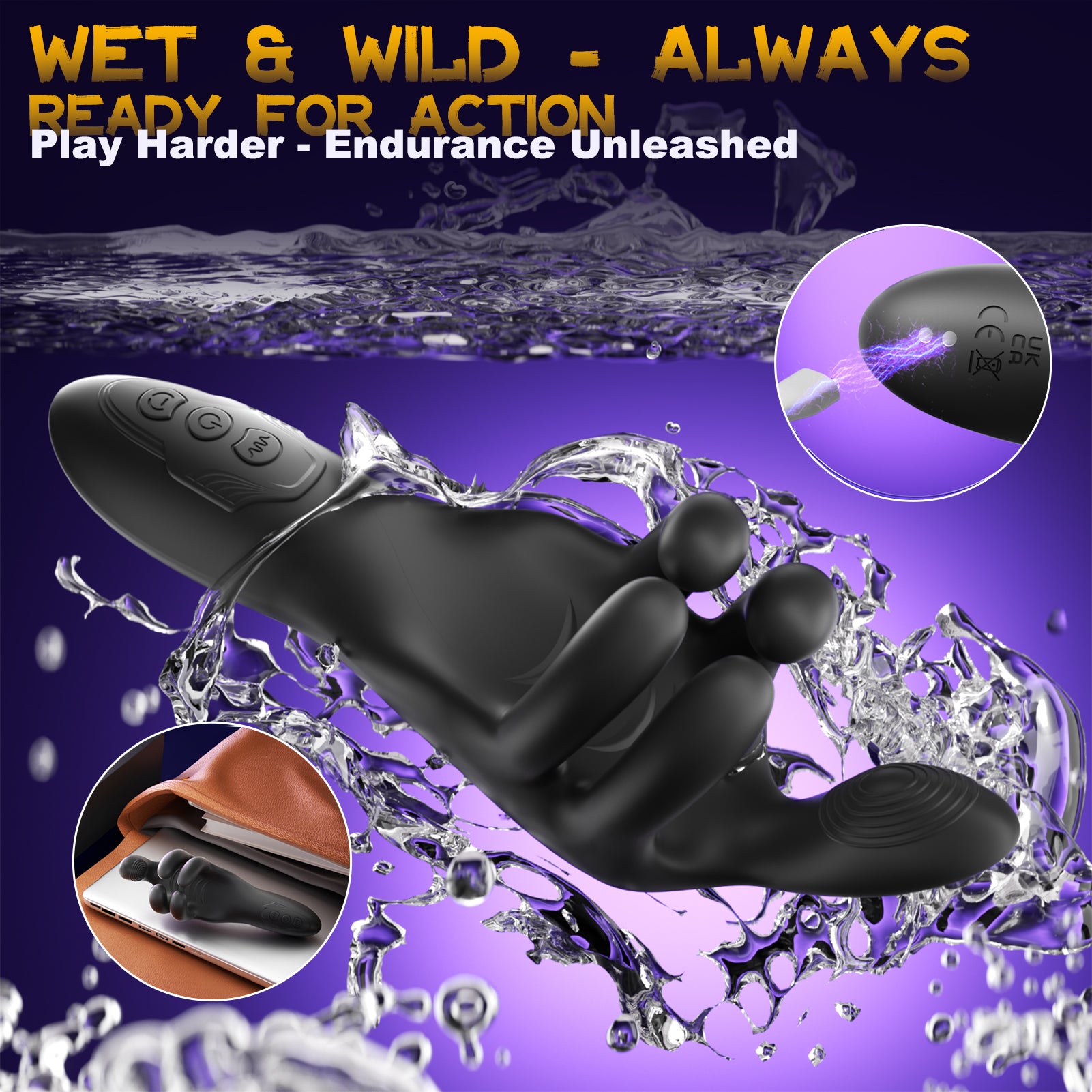 Male Sex Toys for Men Masturbators - baiwatt Tentacle Penis Vibrator Stroker with 10 Clamping & 10 Vibrating Modes for 360° Blowjob Training Wrap, Male Masturbator Mens Adult Sex Toys for Men Couples