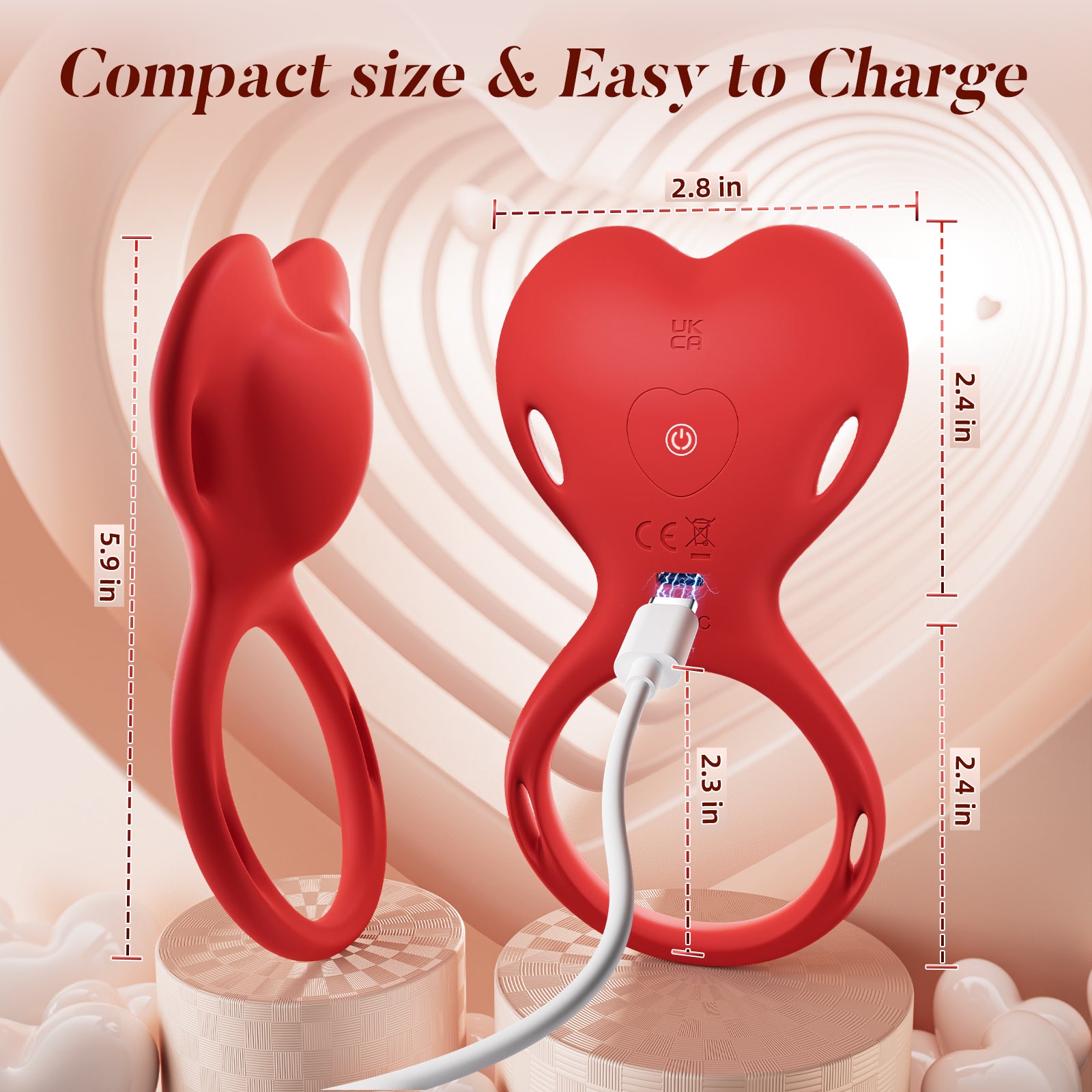 Couples Vibrator Sex Toys - BIG SHOCKED 2in 1 Couples Sex Toys Wearable Panty Remote Control Vibrator Vibrating Panties for Women Men Female Adult Toy with 10 Vibrations Penis Clitoral Stimulator BDSM