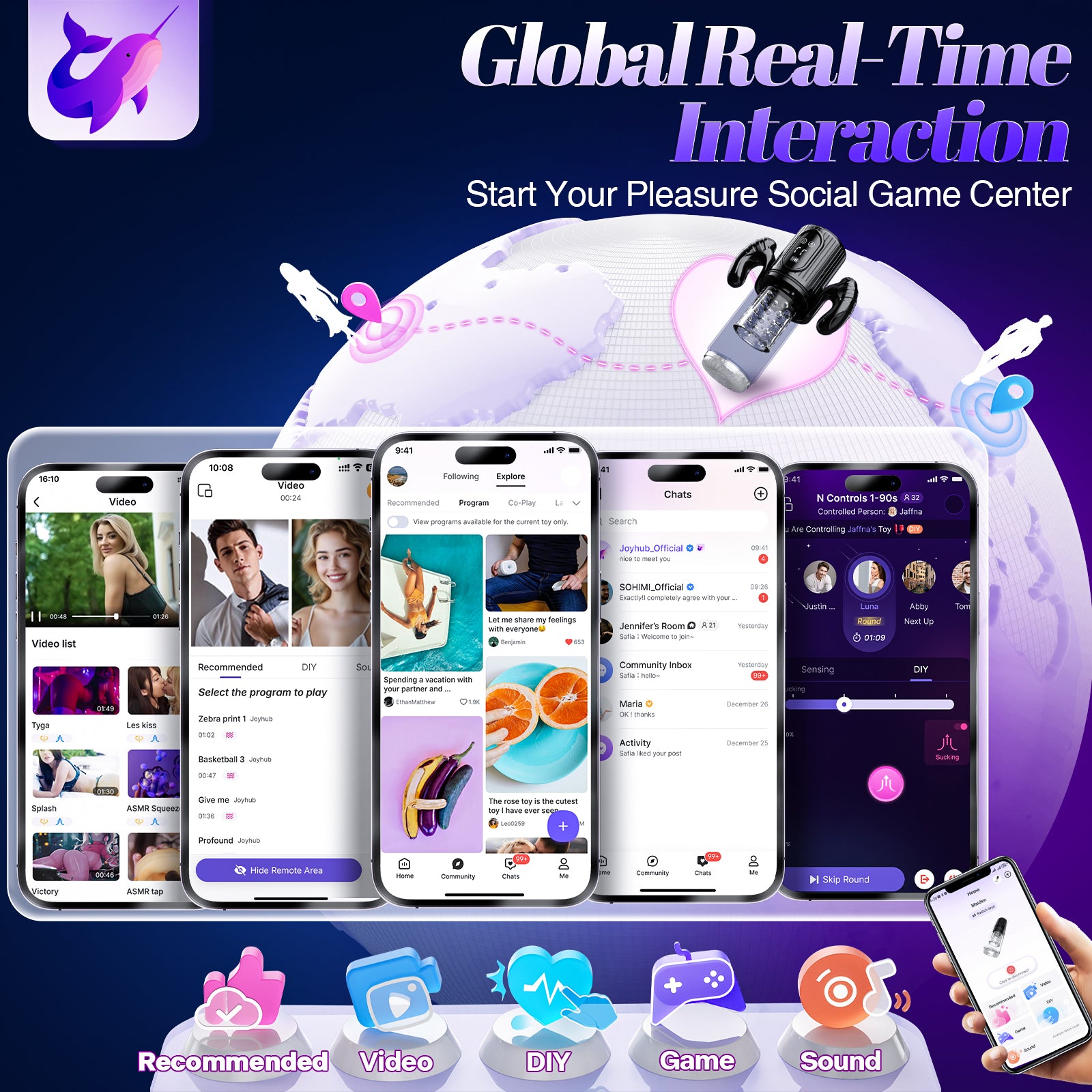 Male Masturbator Penis Pump Male Sex Toys for Men Sex Toy Adult Toys Pocket Pussies with 7 Thrusting 7 Rotating 5 Sucking Modes, Masturbation Stroker Pumps & Enlargers LCD with Handle APP Control