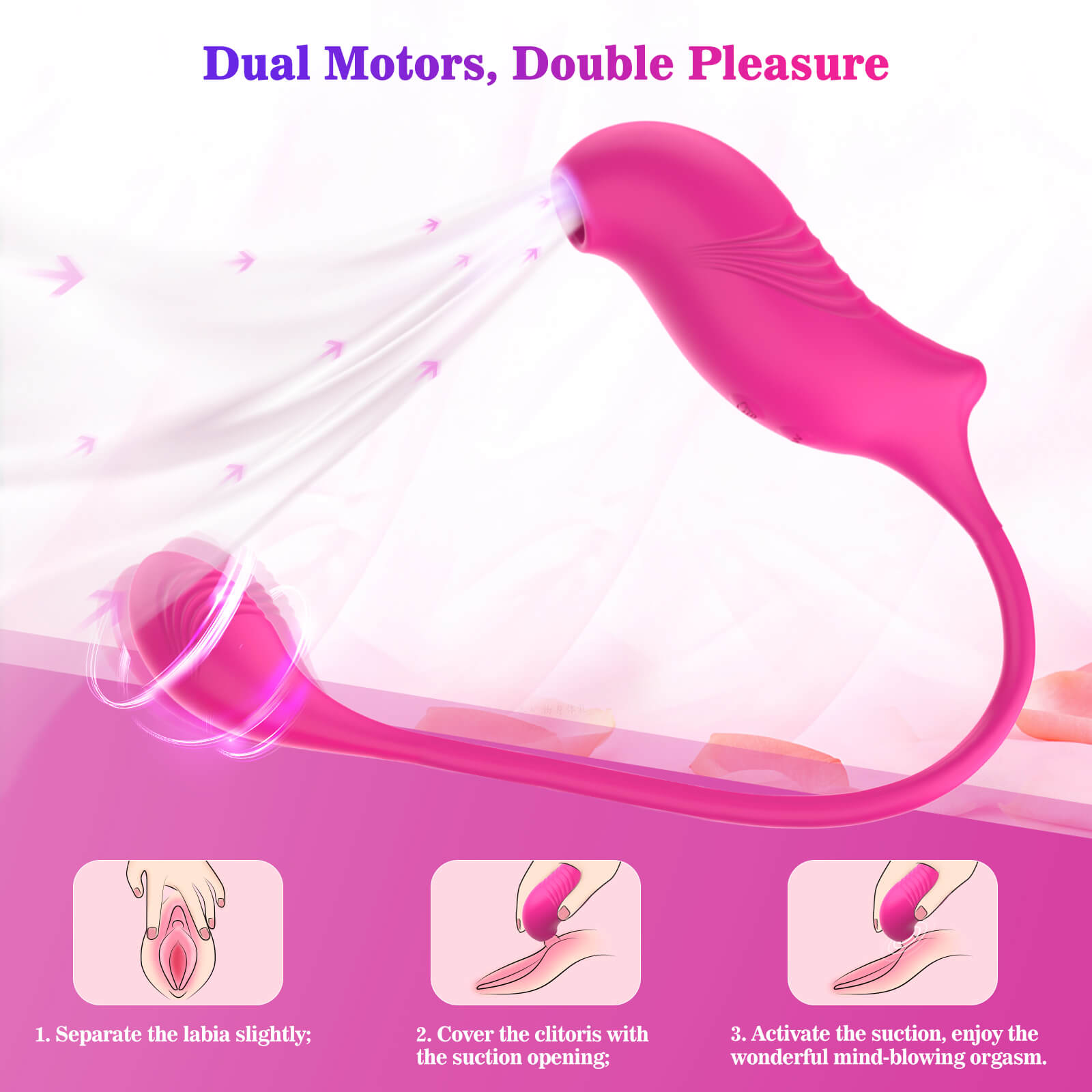 Sucking Vibrator with 10 Modes-Bird