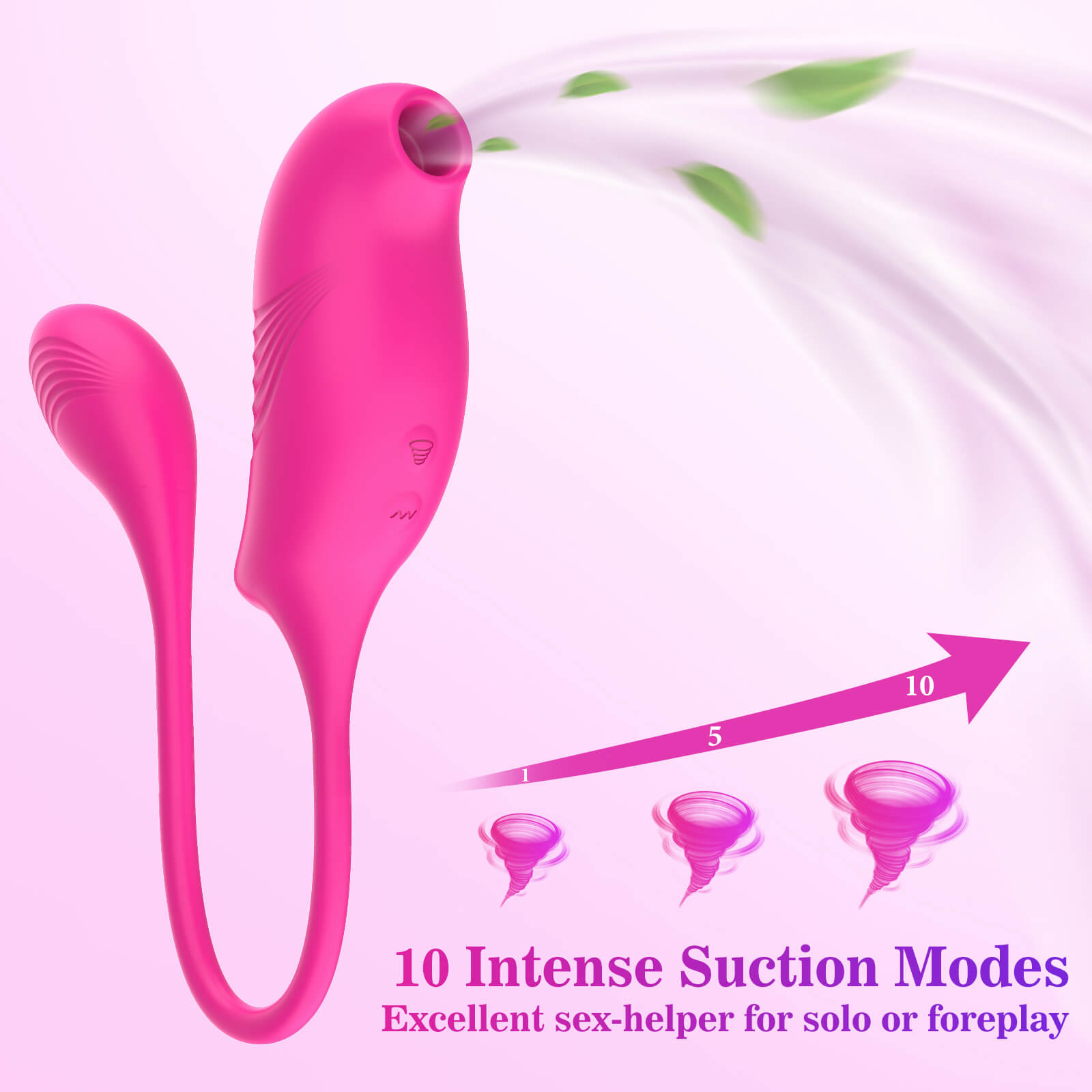 Sucking Vibrator with 10 Modes-Bird