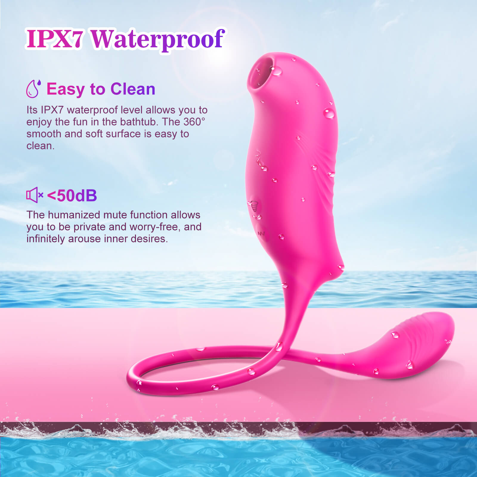 Sucking Vibrator with 10 Modes-Bird