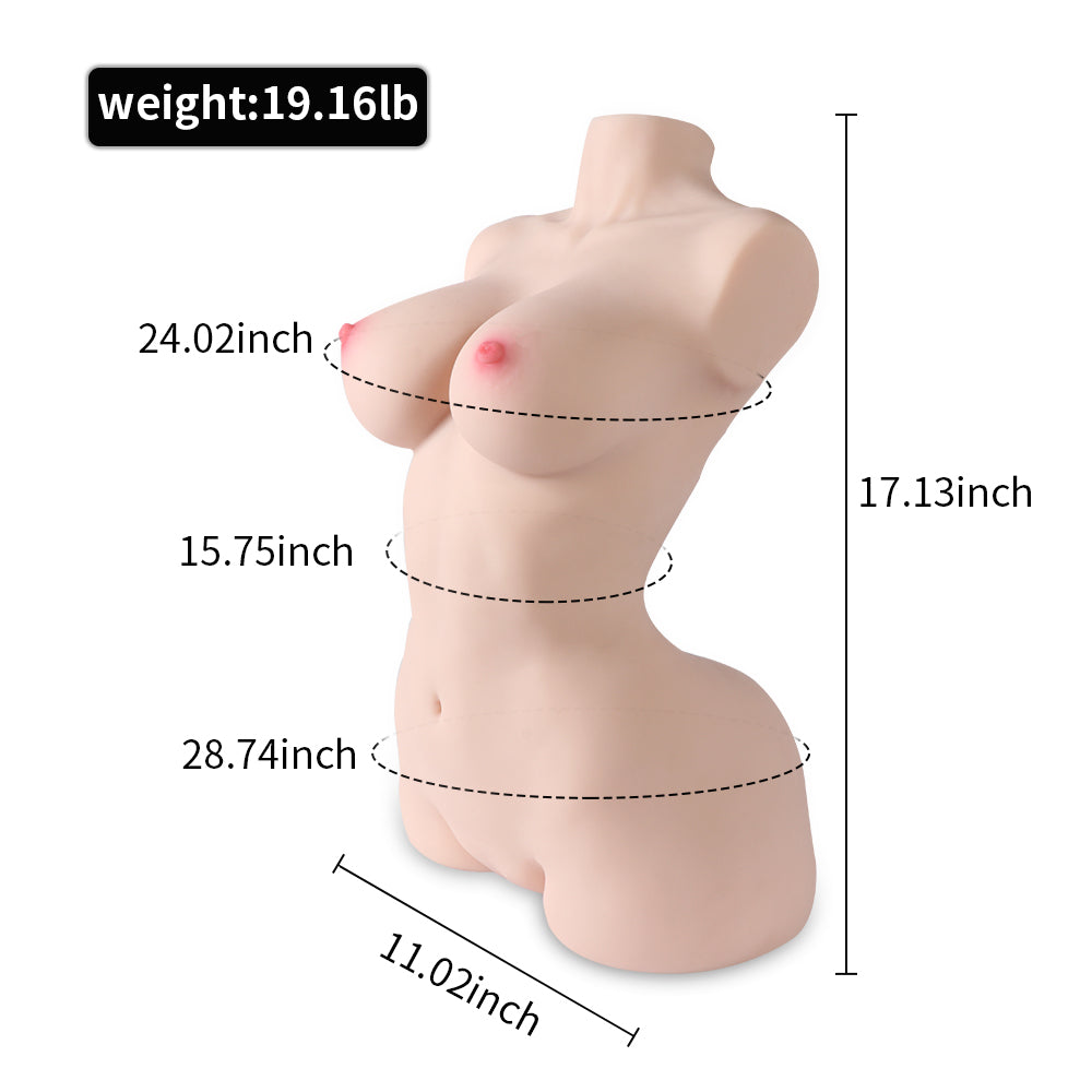 Hermosa - Life Size Torso Doll With Big Breasts And Thin Waist