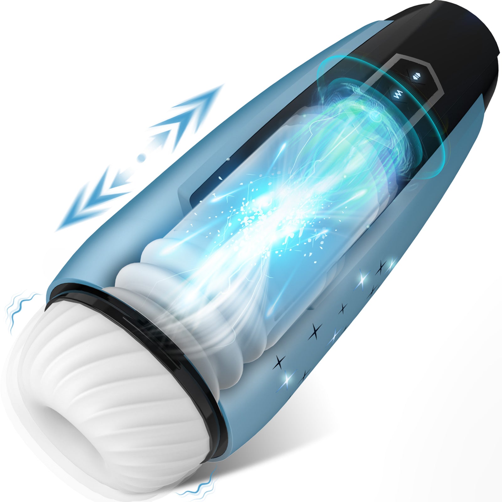 Automatic Male Masturbators with 5 Thrusting&5 Vibrating Modes--Galaxy