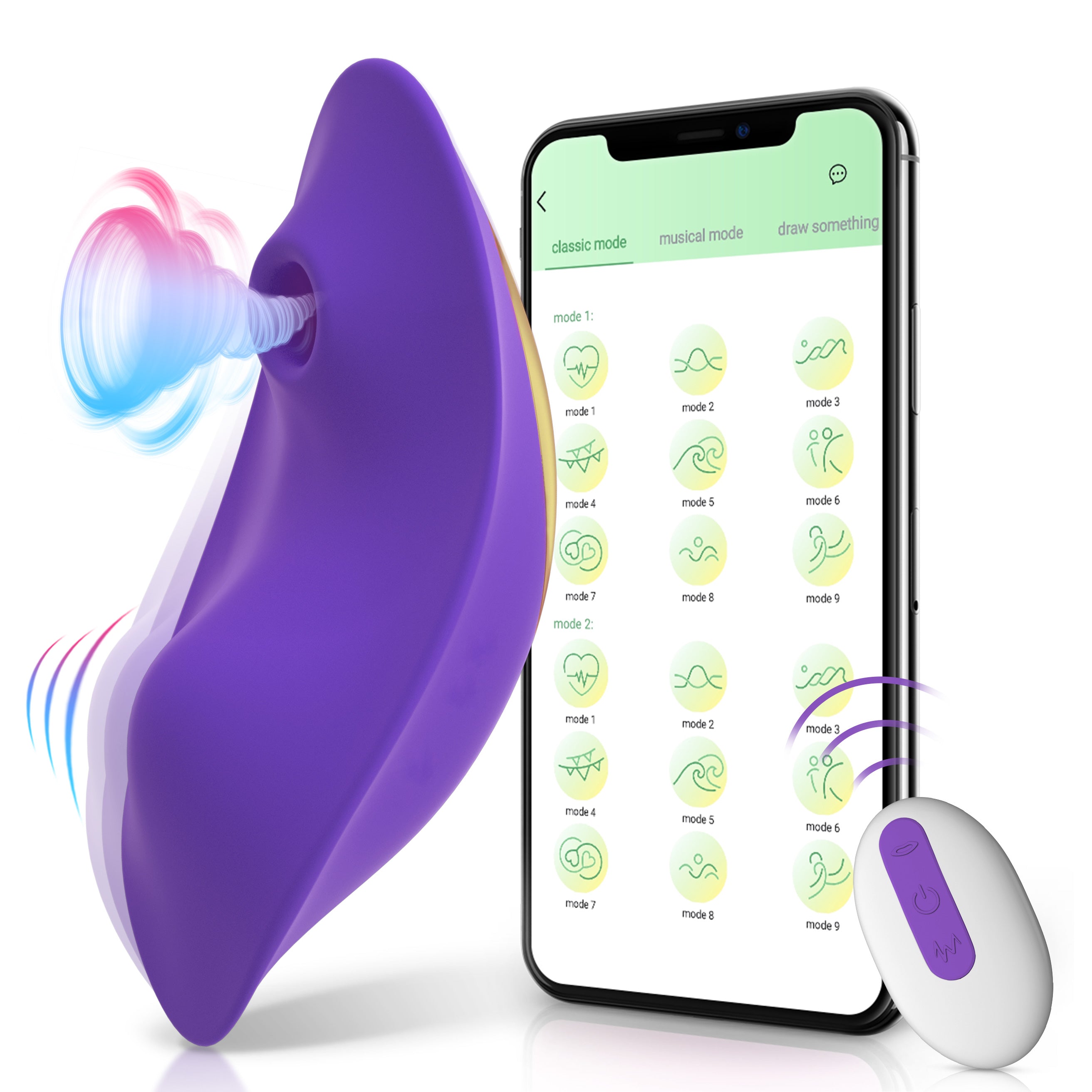 Wearable Vibrator with App - Vsercet