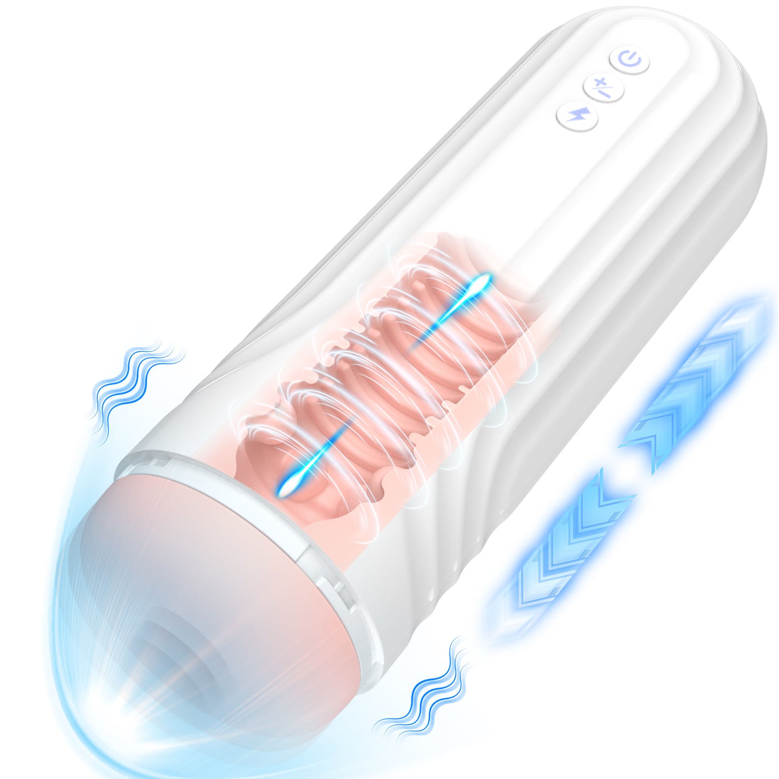 Automatic Male Masturbator with 7 Thrusting & Vibrating Modes Male Sex Toy--Holiday