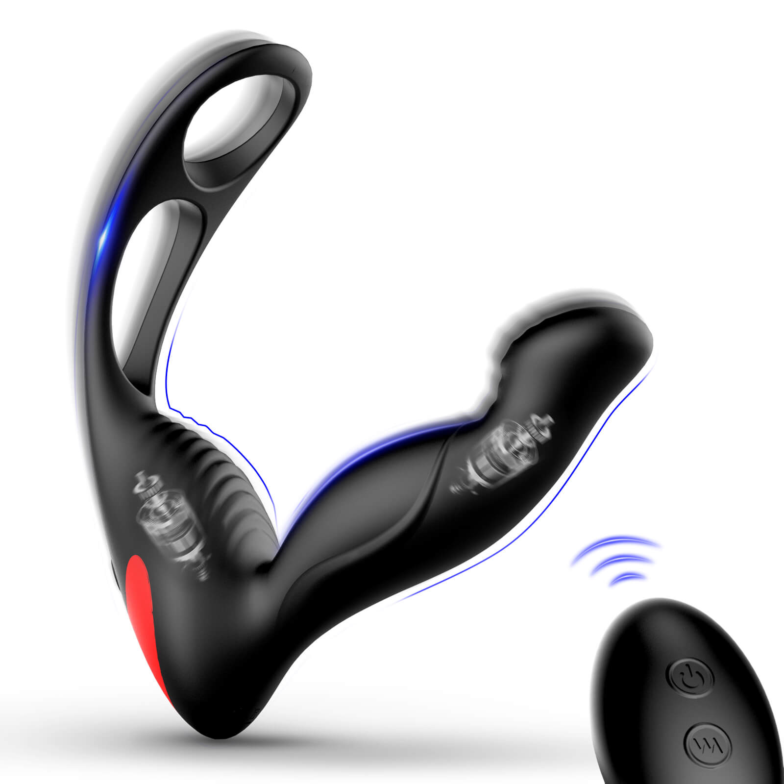 3 In 1 Prostate Massager with Penis Ring