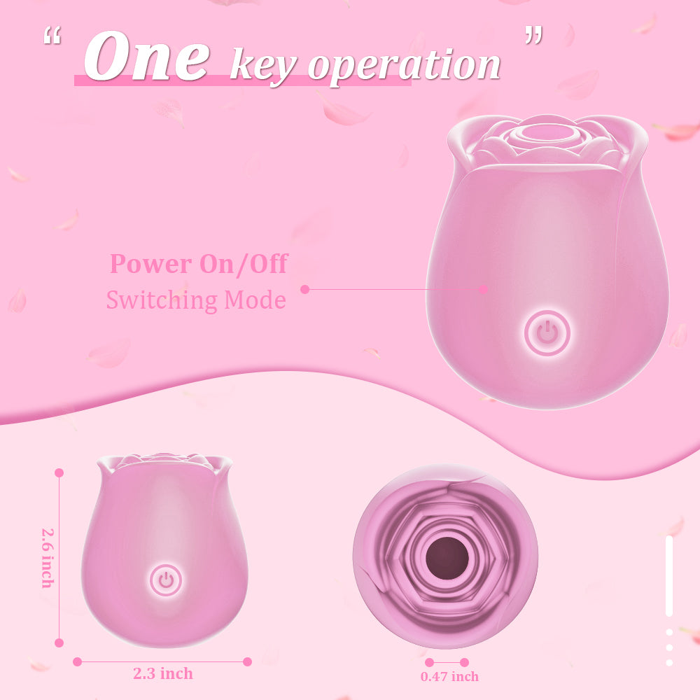 Rose Oral Licking G-Spot Vibrator