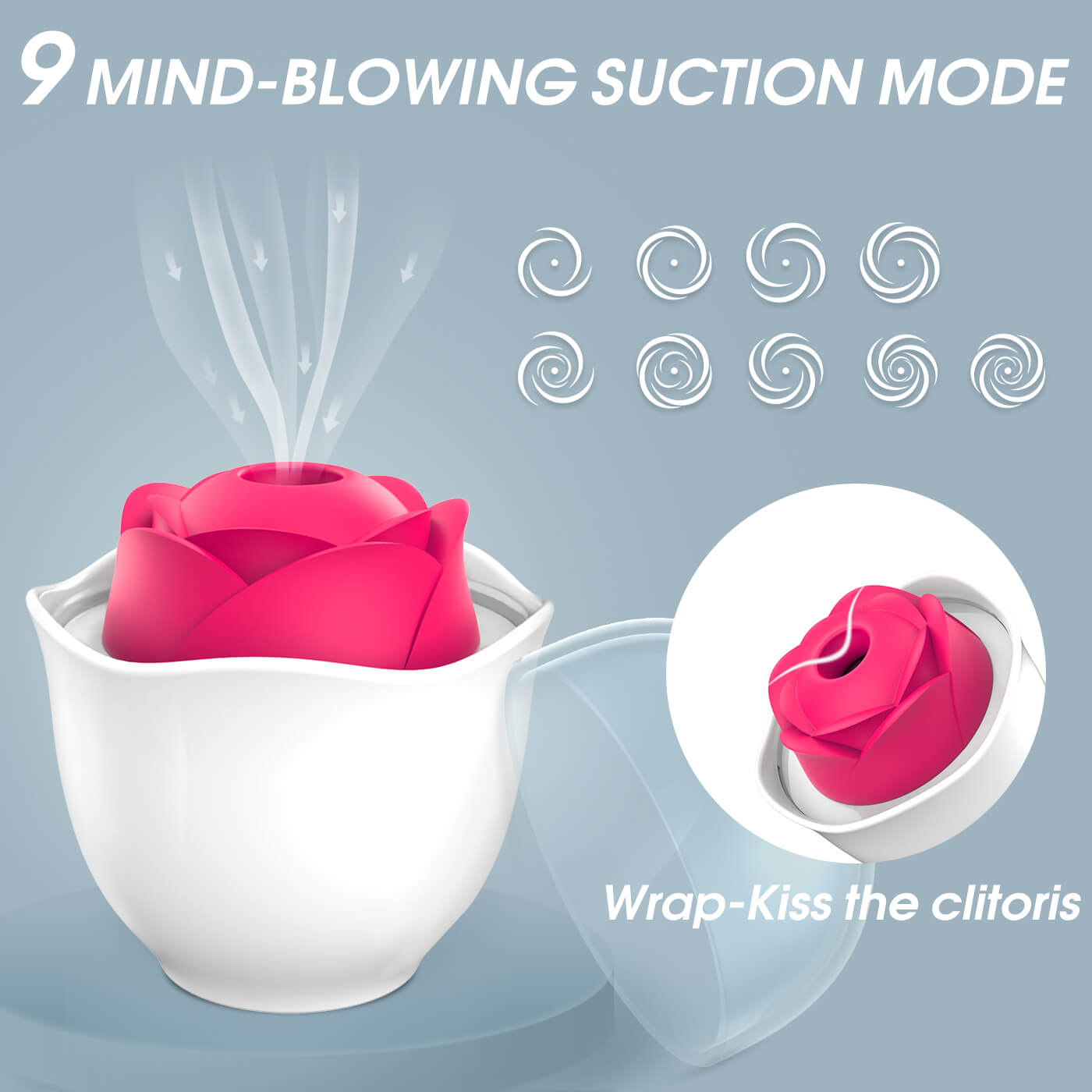 Rose Vibrator with 10 Mind-Blowing Stimulating
