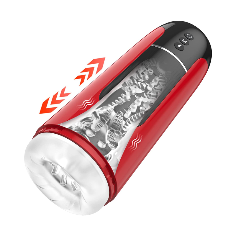 7 Thrusting & Vibration 3D Realistic TPE Automatic Male Masturbator - Scott