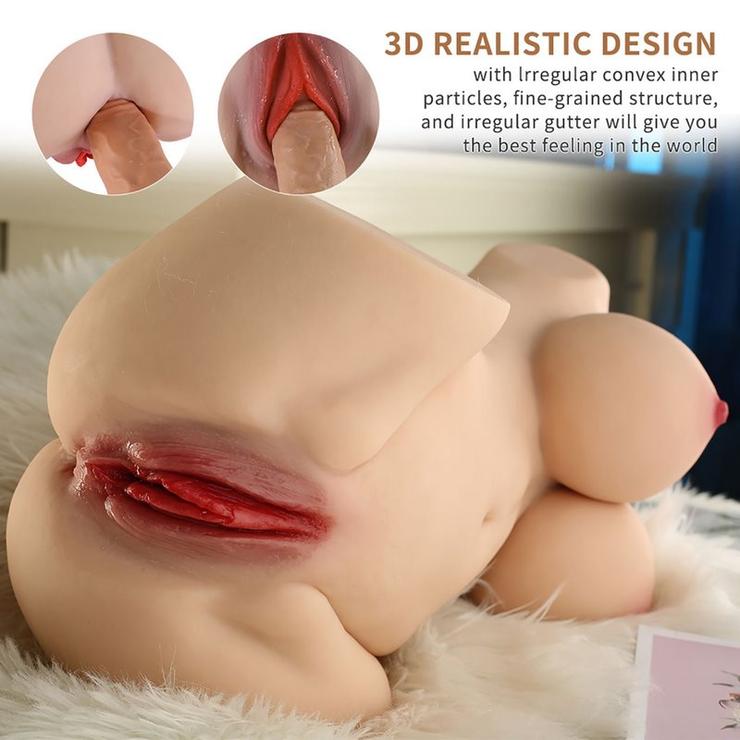 Mag - Torso Sex Doll Realistic Boots & Pussy Masturbator 17.2Lbs