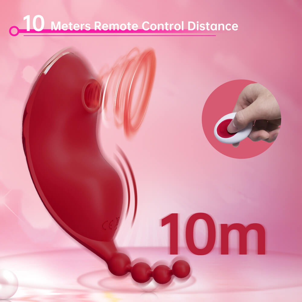 Sucking Vibrator with 10 Vibrations &10 Suctions