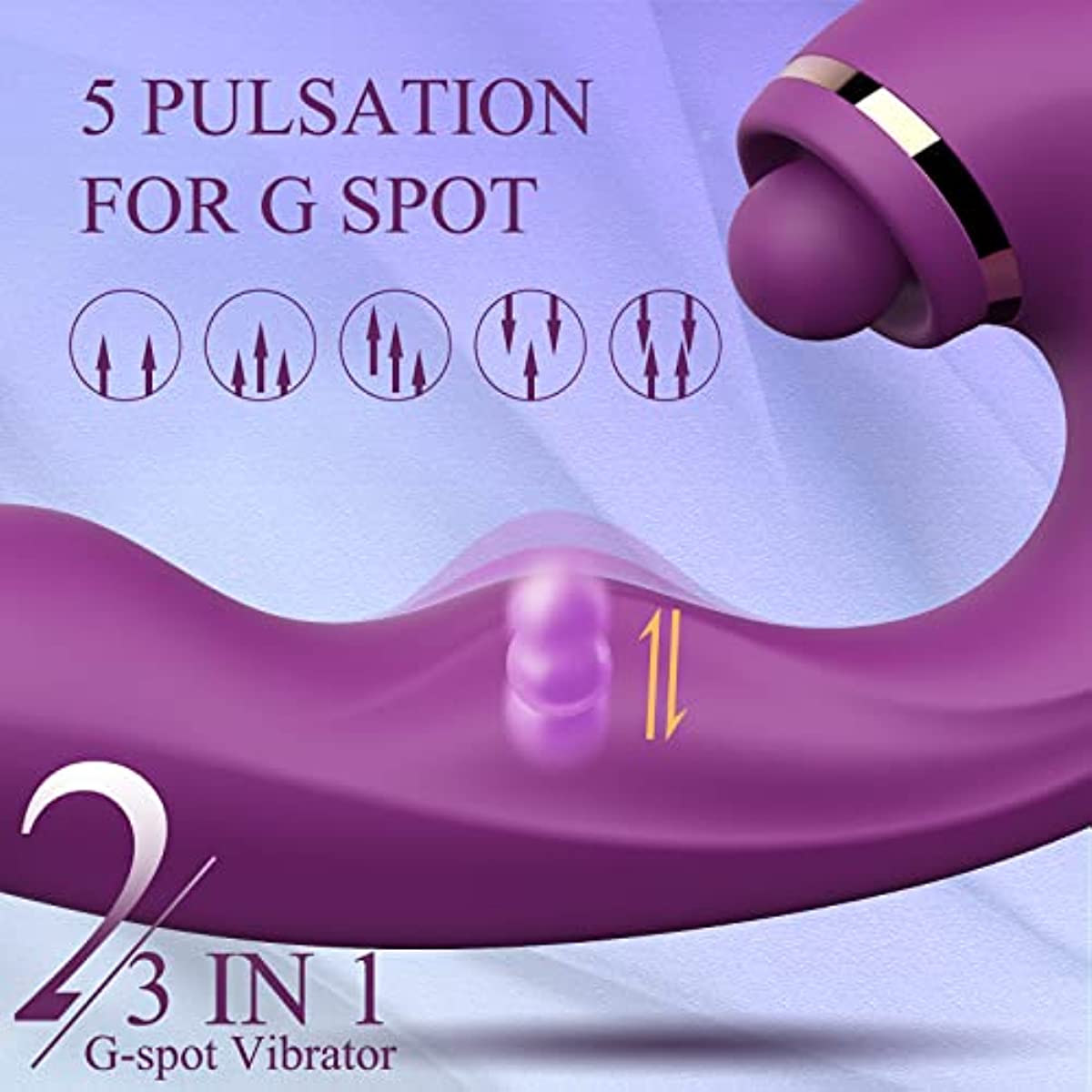 G Spot and Clitoral Vibrator Dildo for Woman - Fay