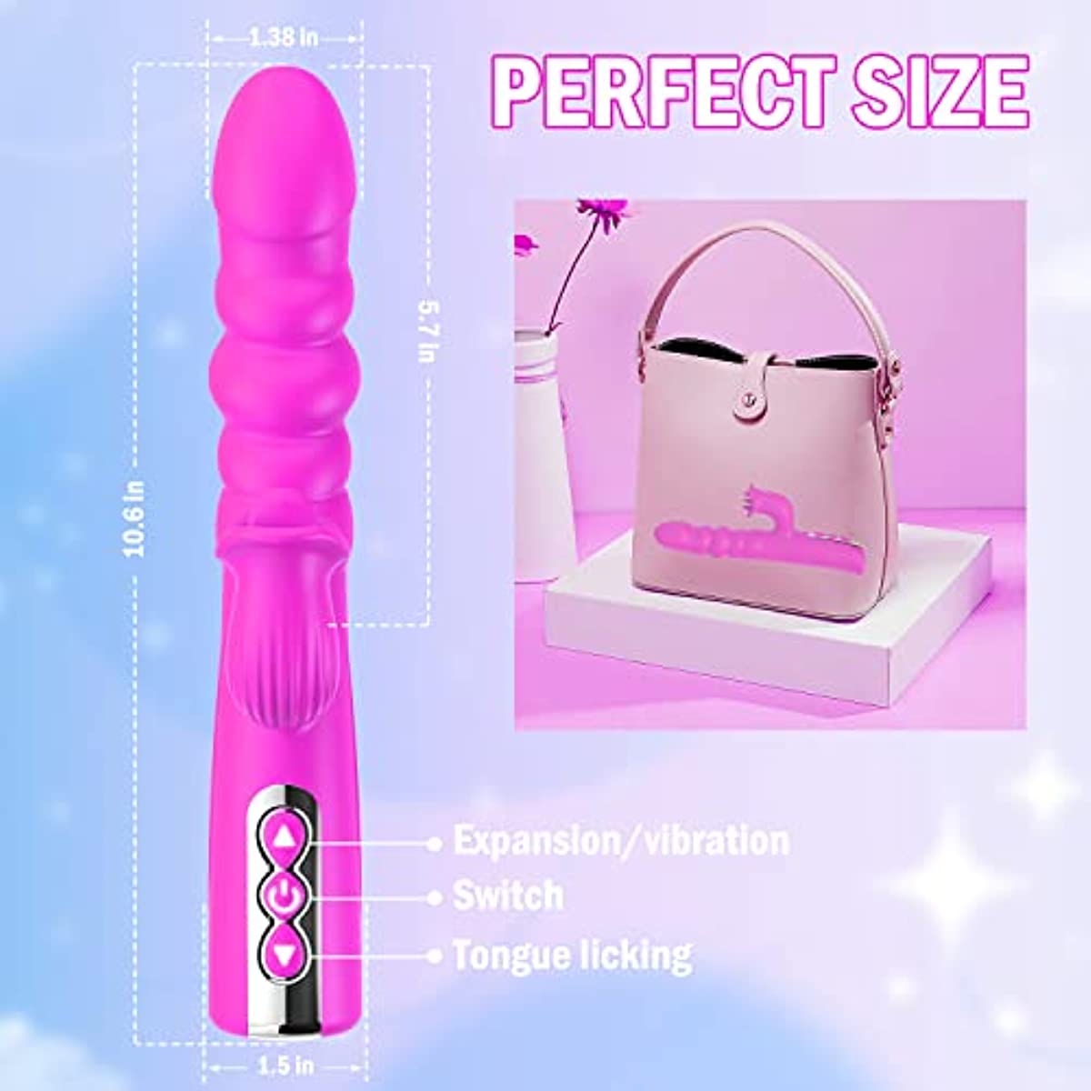 4 in 1 Rabbit Vibrator G Spot Clit Suckers for Woman Sex Toys-Winnie