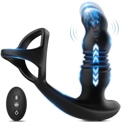 Prostate Massager Anal Vibrator with Cock Ring- Angus