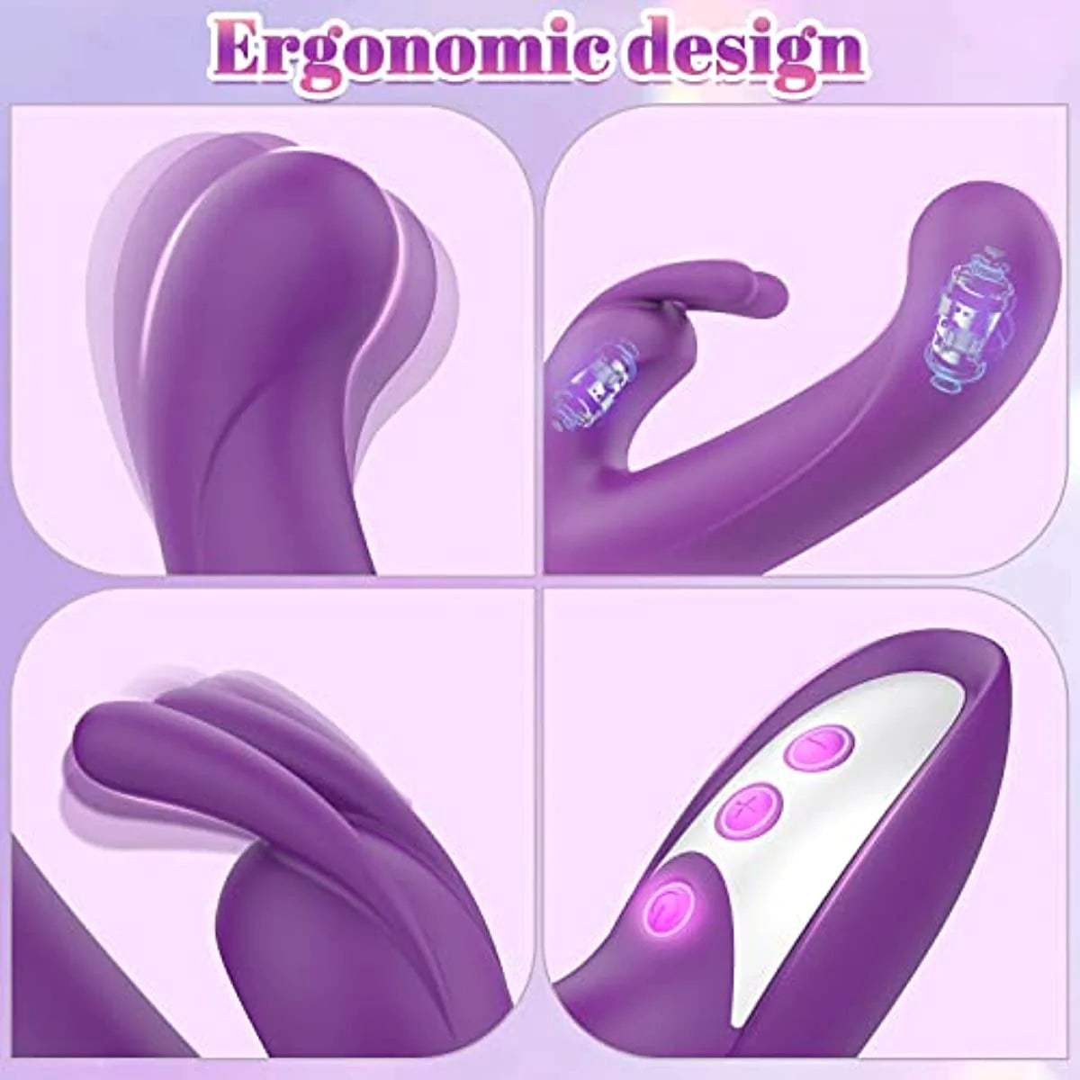 G Spot with Bunny Ears 10 Vibrating Modes - Chang'e