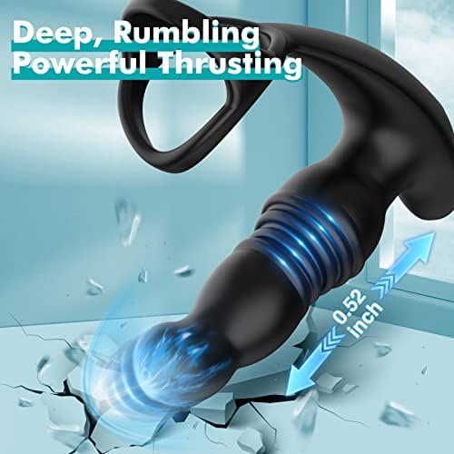 Prostate Massager Anal Vibrator with Cock Ring- Angus