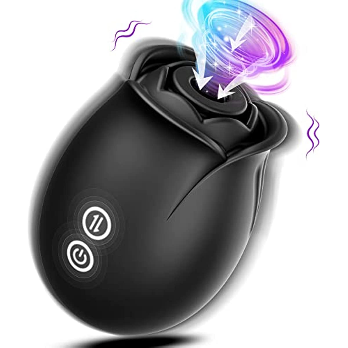 Rose Toy, Rose Sex Stimulator for Women - Black widow
