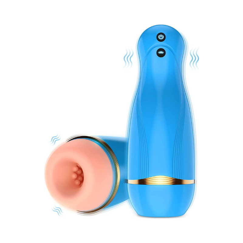 Automatic Male Masturbator with Powerful 10 Vibrations for Penis Stimulation--Emma