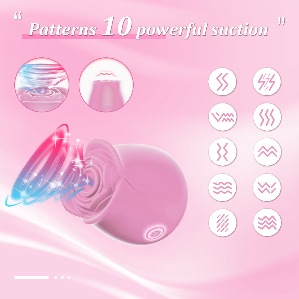 Rose Oral Licking G-Spot Vibrator