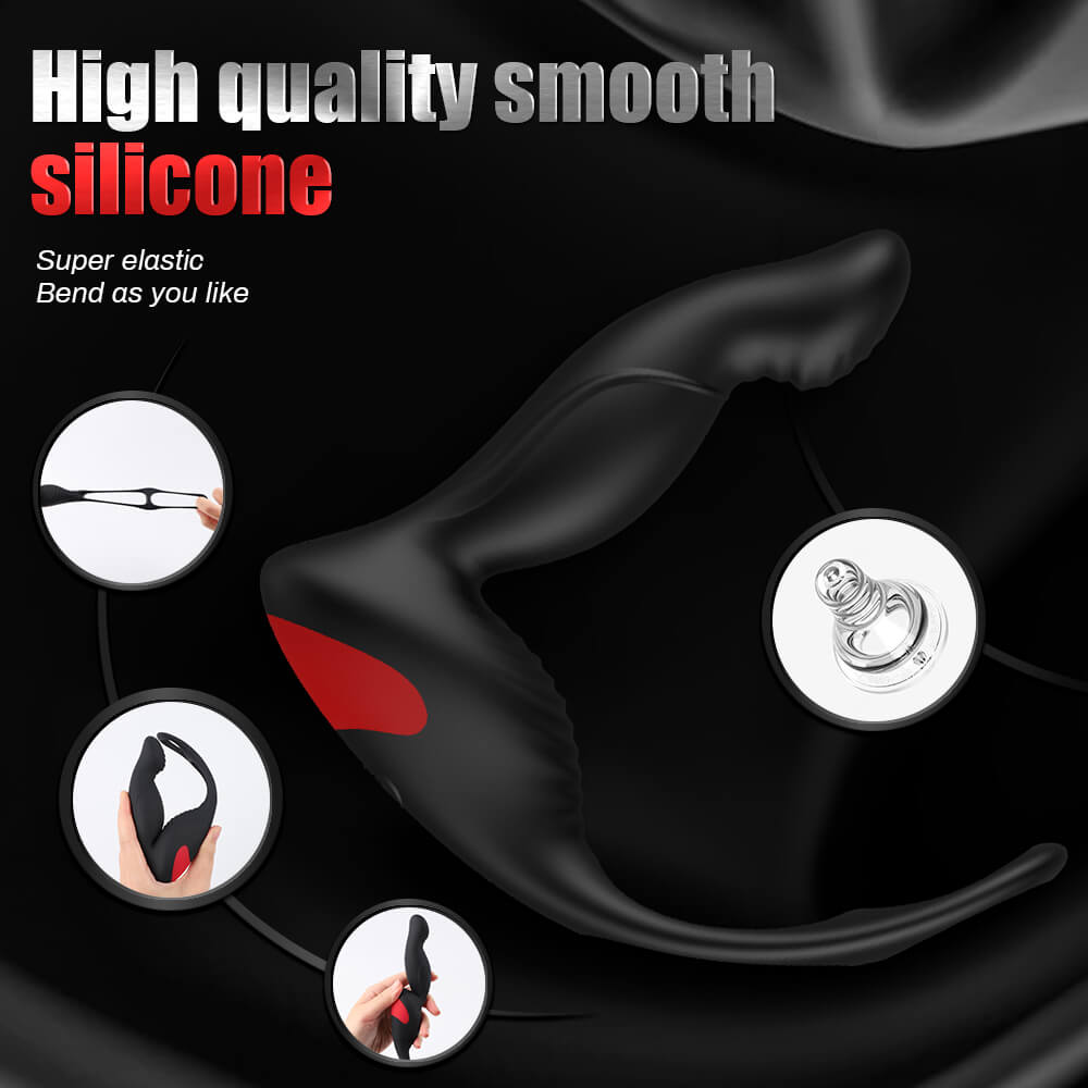 3 In 1 Prostate Massager with Penis Ring