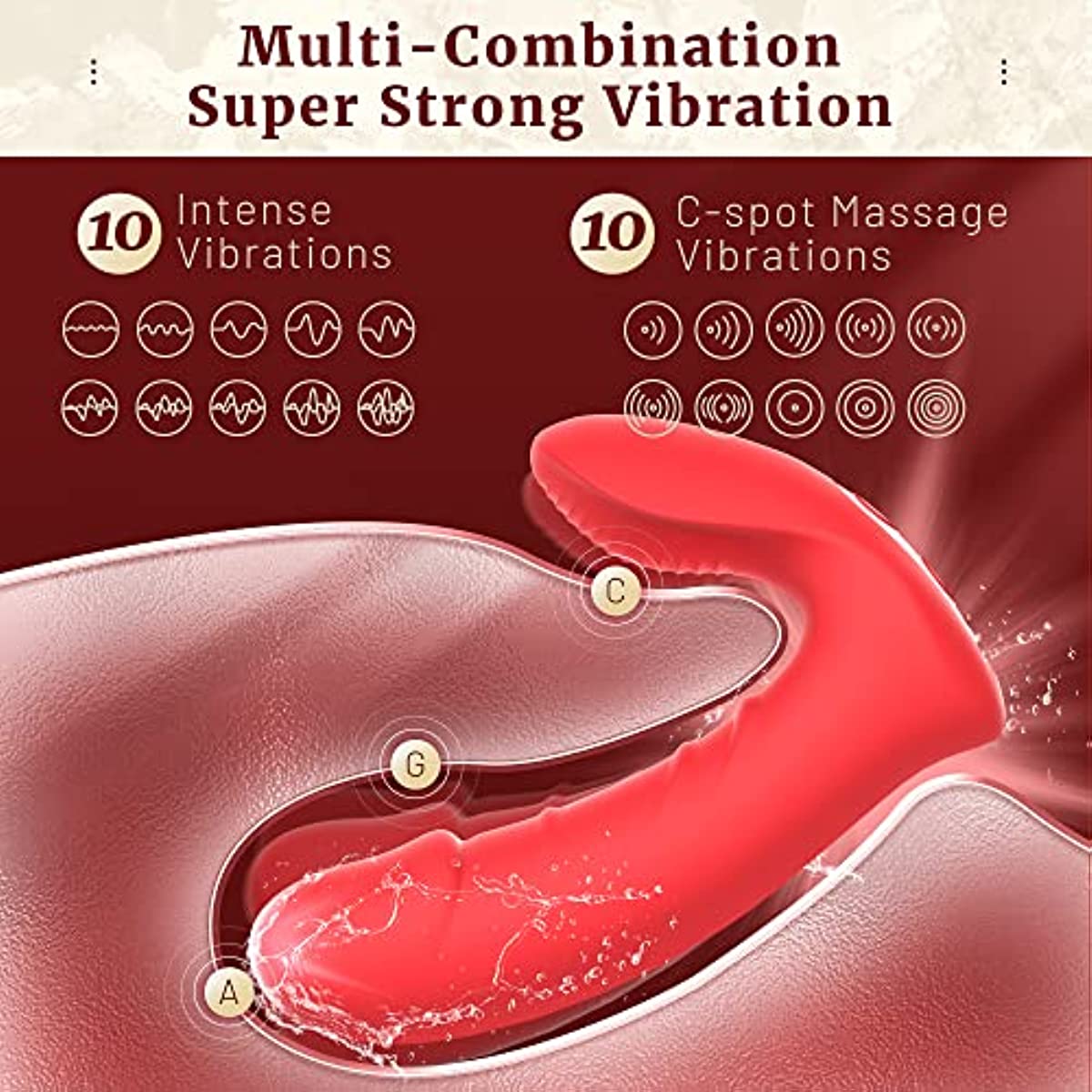 APP Remote Control Wearable Dildo G Spot Vibrators Adult Toys - Ronnie