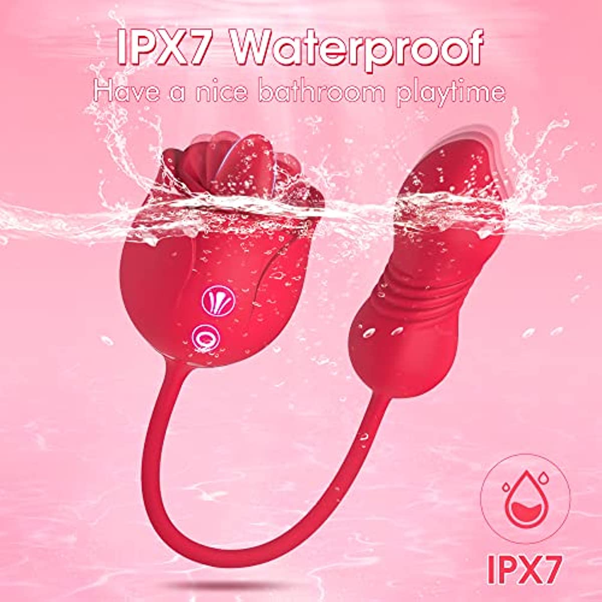 Rose Sex Stimulator for Women - Seven