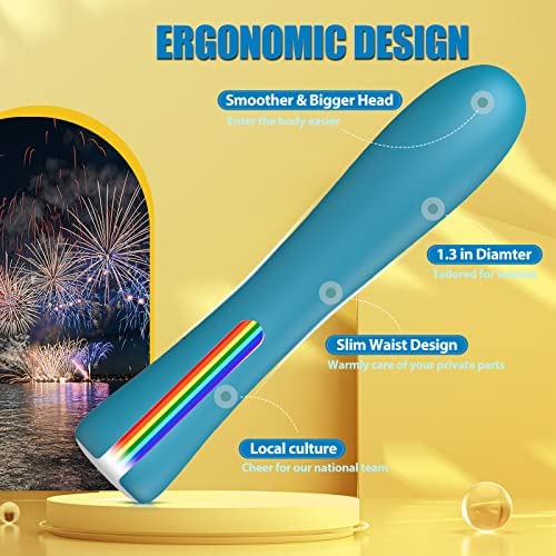G Spot Vibrator Dildo - Rainbow