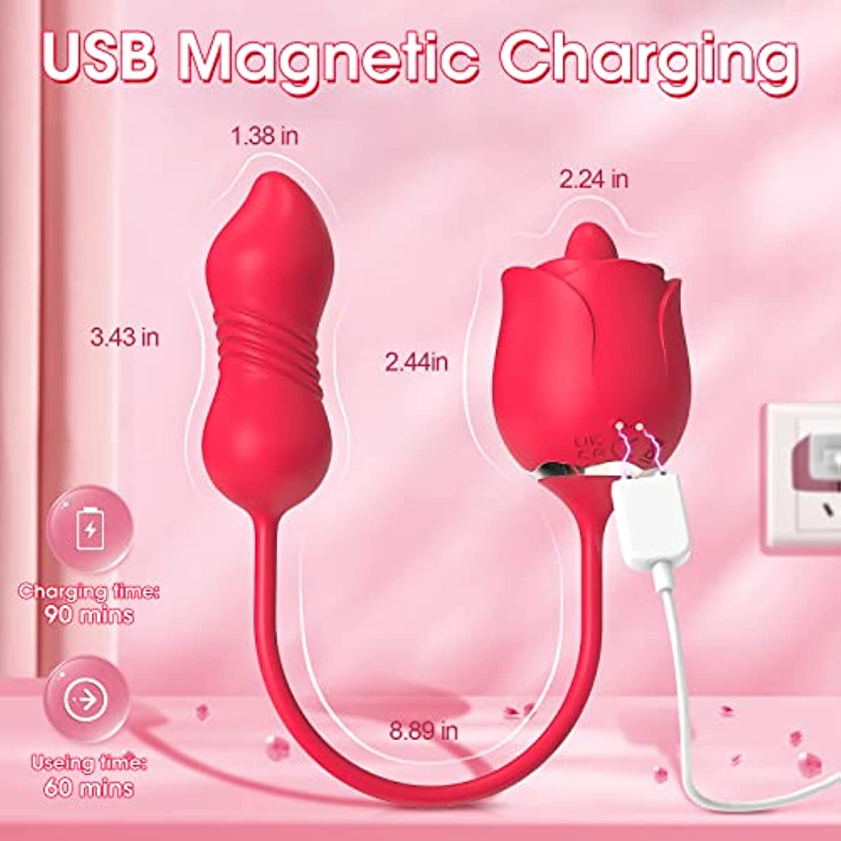 Rose Sex Stimulator for Women - Seven