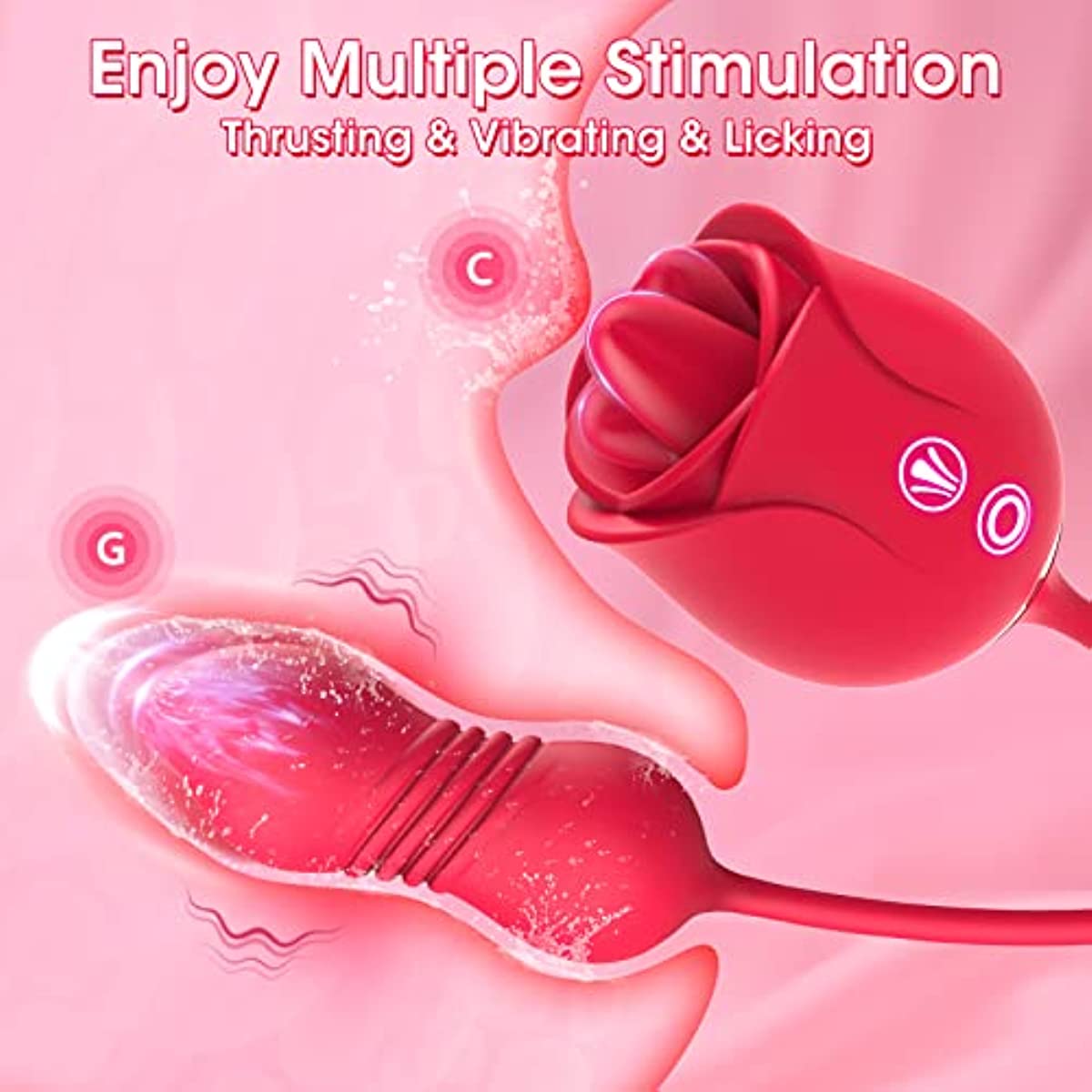 Rose Sex Stimulator for Women - Seven
