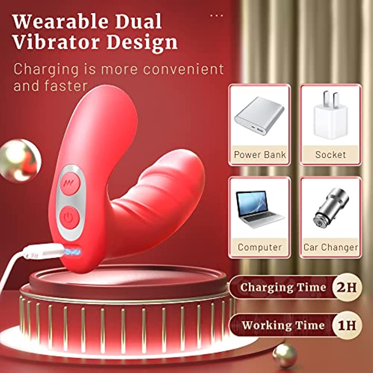 APP Remote Control Wearable Dildo G Spot Vibrators Adult Toys - Ronnie