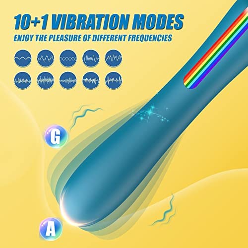 G Spot Vibrator Dildo - Rainbow