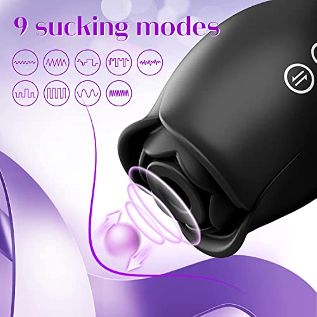 Rose Toy, Rose Sex Stimulator for Women - Black widow