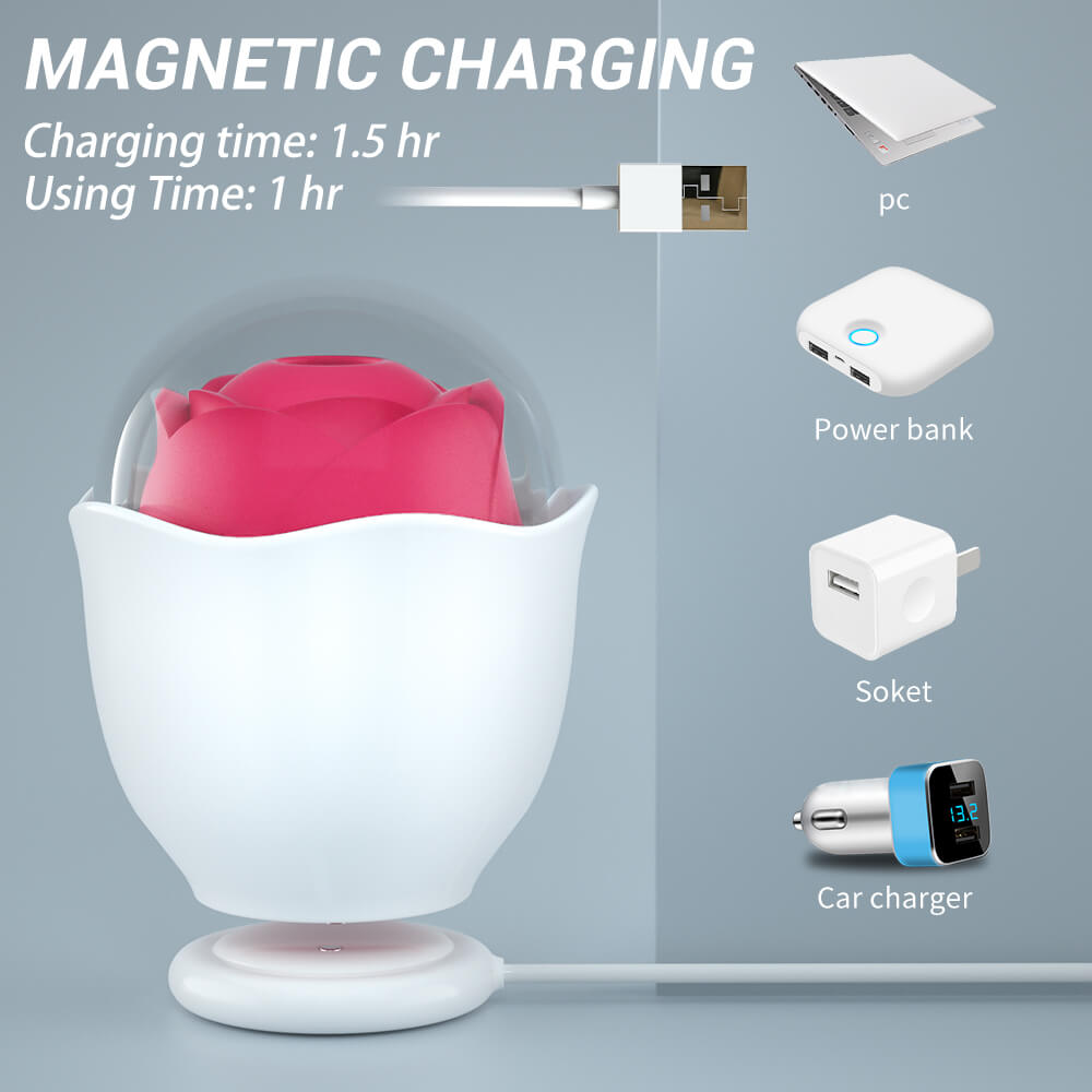 Rose Vibrator with 10 Mind-Blowing Stimulating