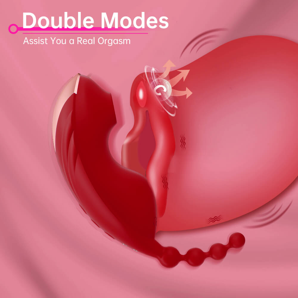 Sucking Vibrator with 10 Vibrations &10 Suctions